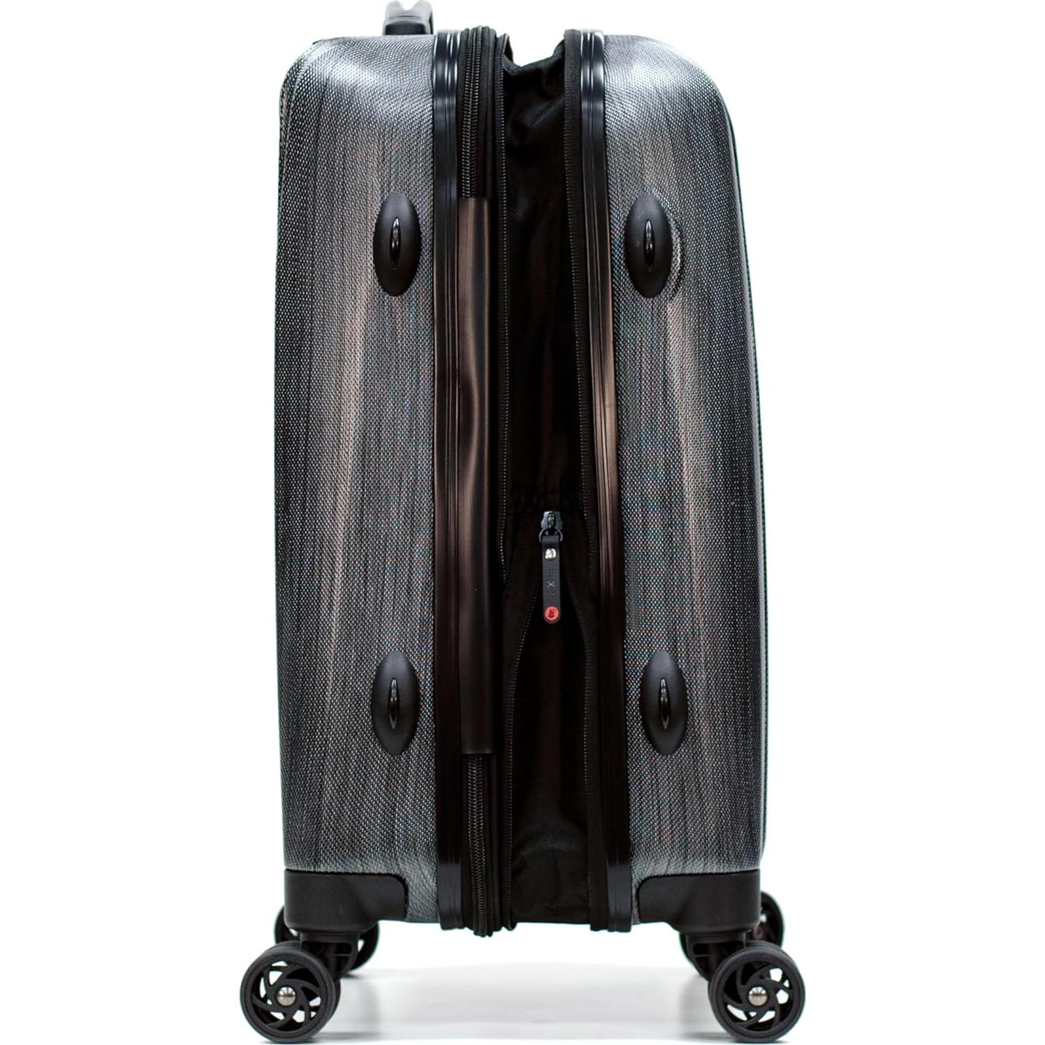 Maleta Expandible Dura Olympia Aerolite 21" Gris con Cerradura TSA