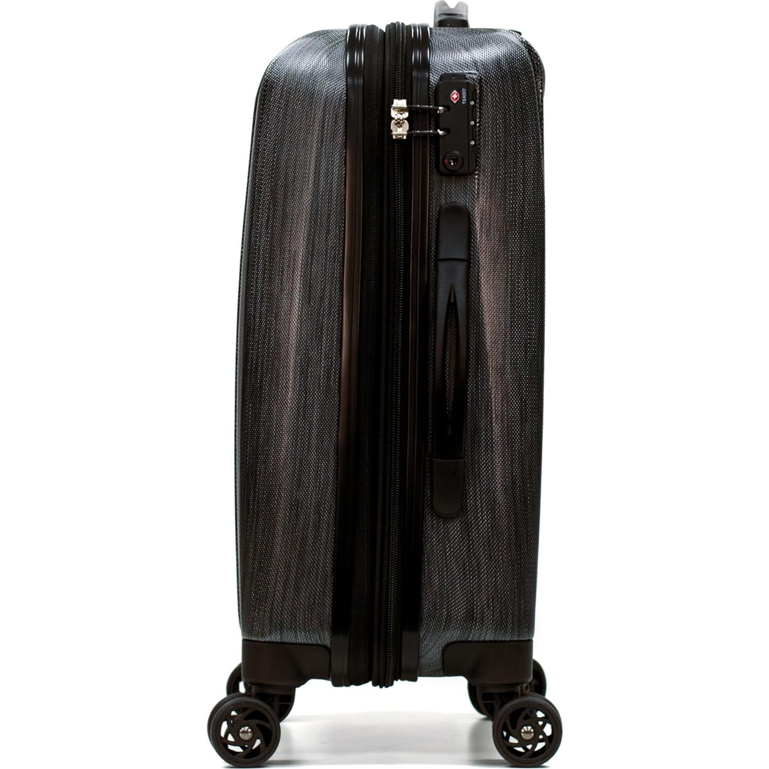 Maleta Expandible Dura Olympia Aerolite 21" Gris con Cerradura TSA