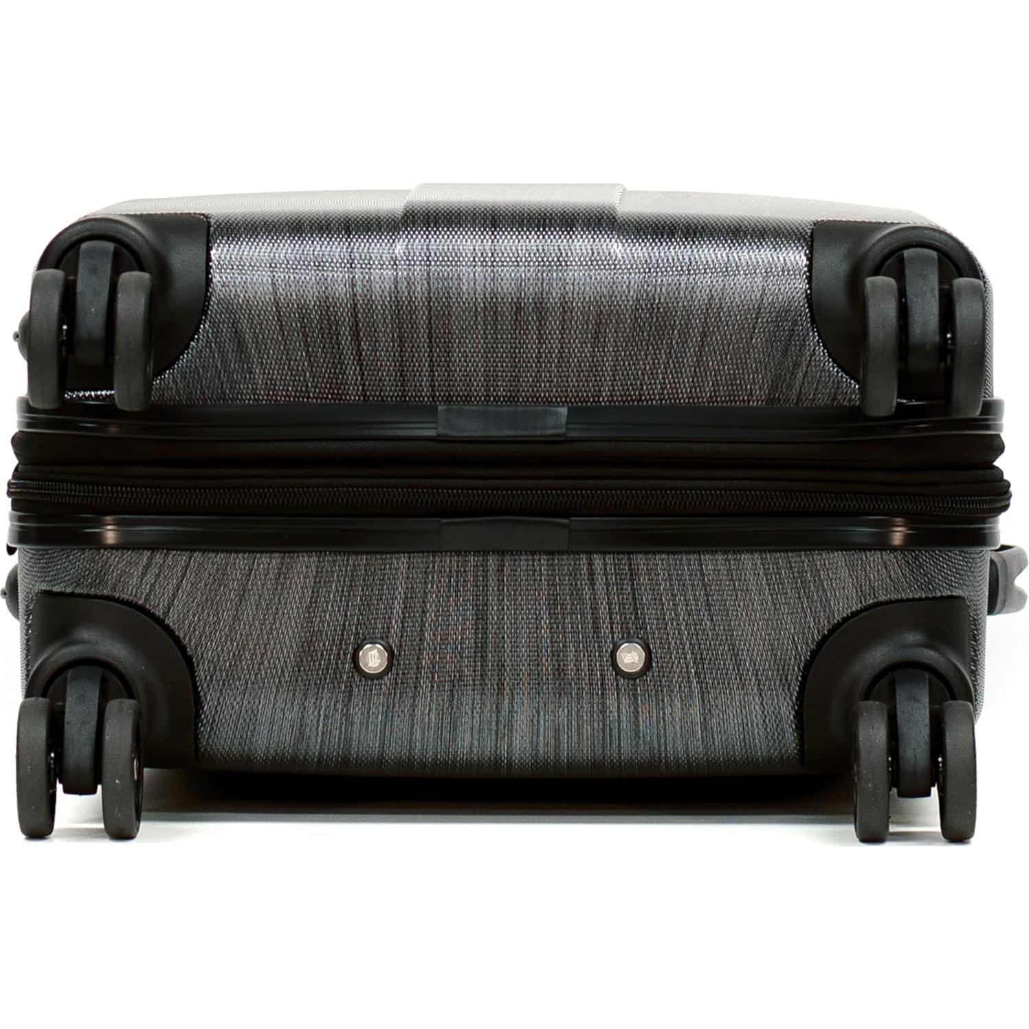 Maleta Expandible Dura Olympia Aerolite 21" Gris con Cerradura TSA