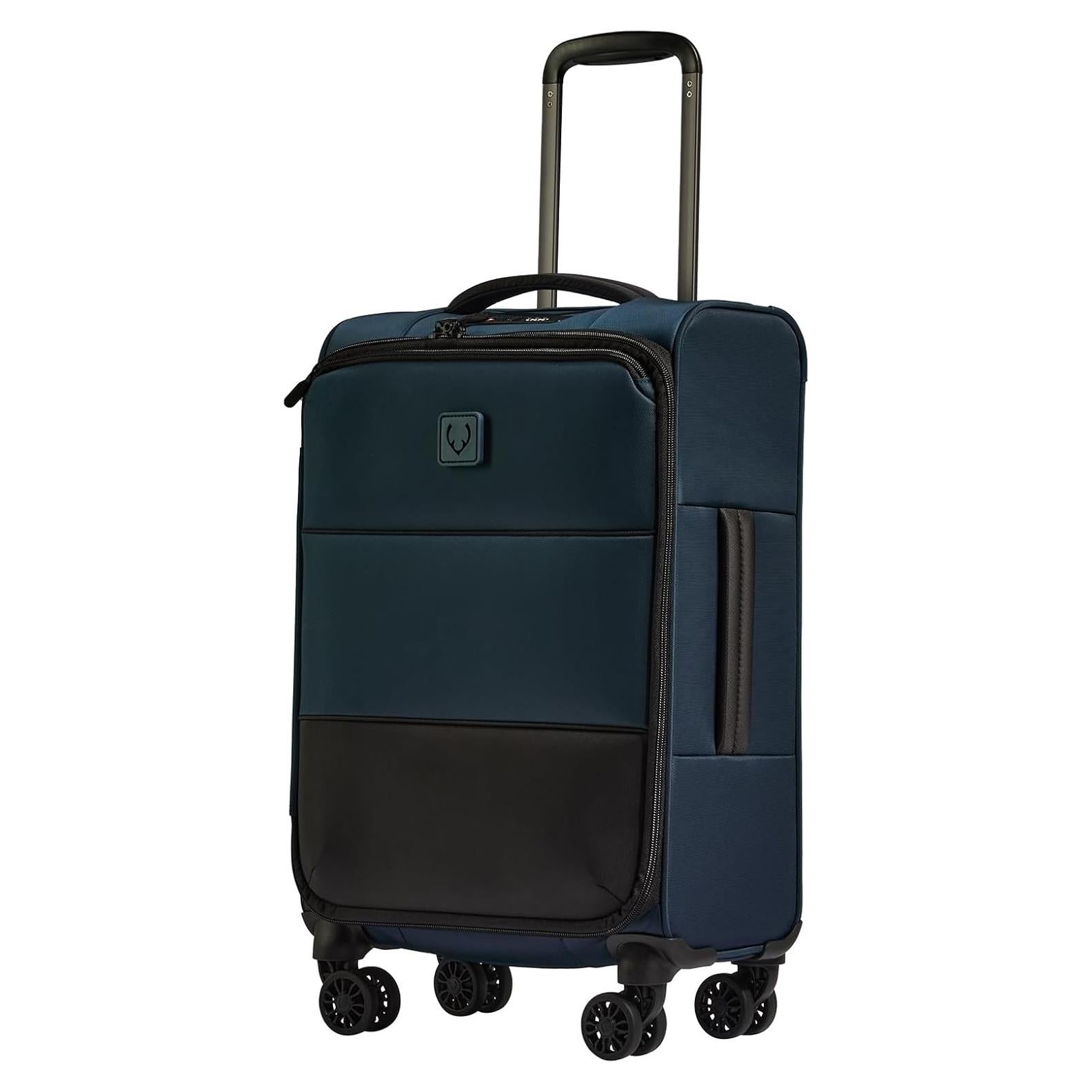 Maleta de Cabina Antler Soft Stripe 55x35x23-28cm Azul