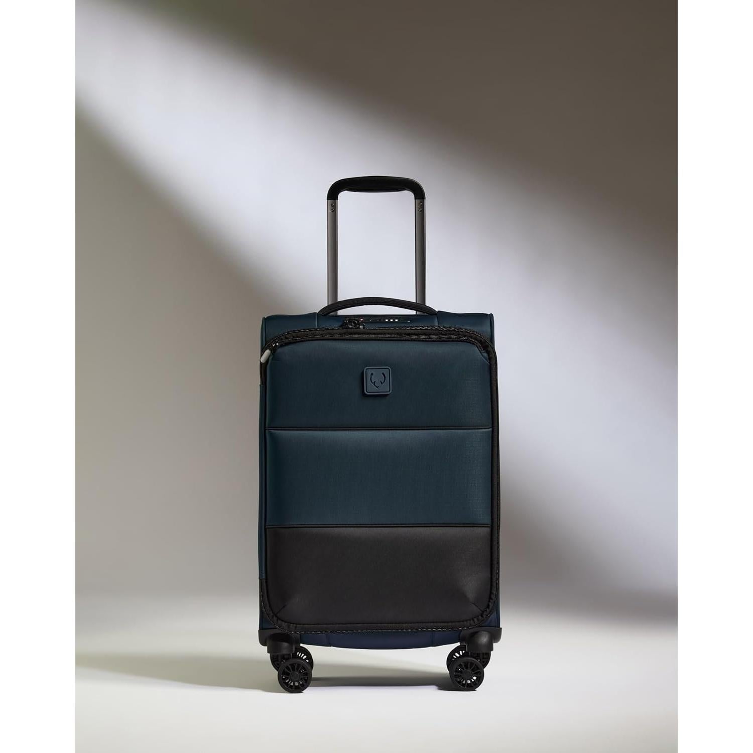 Maleta de Cabina Antler Soft Stripe 55x35x23-28cm Azul