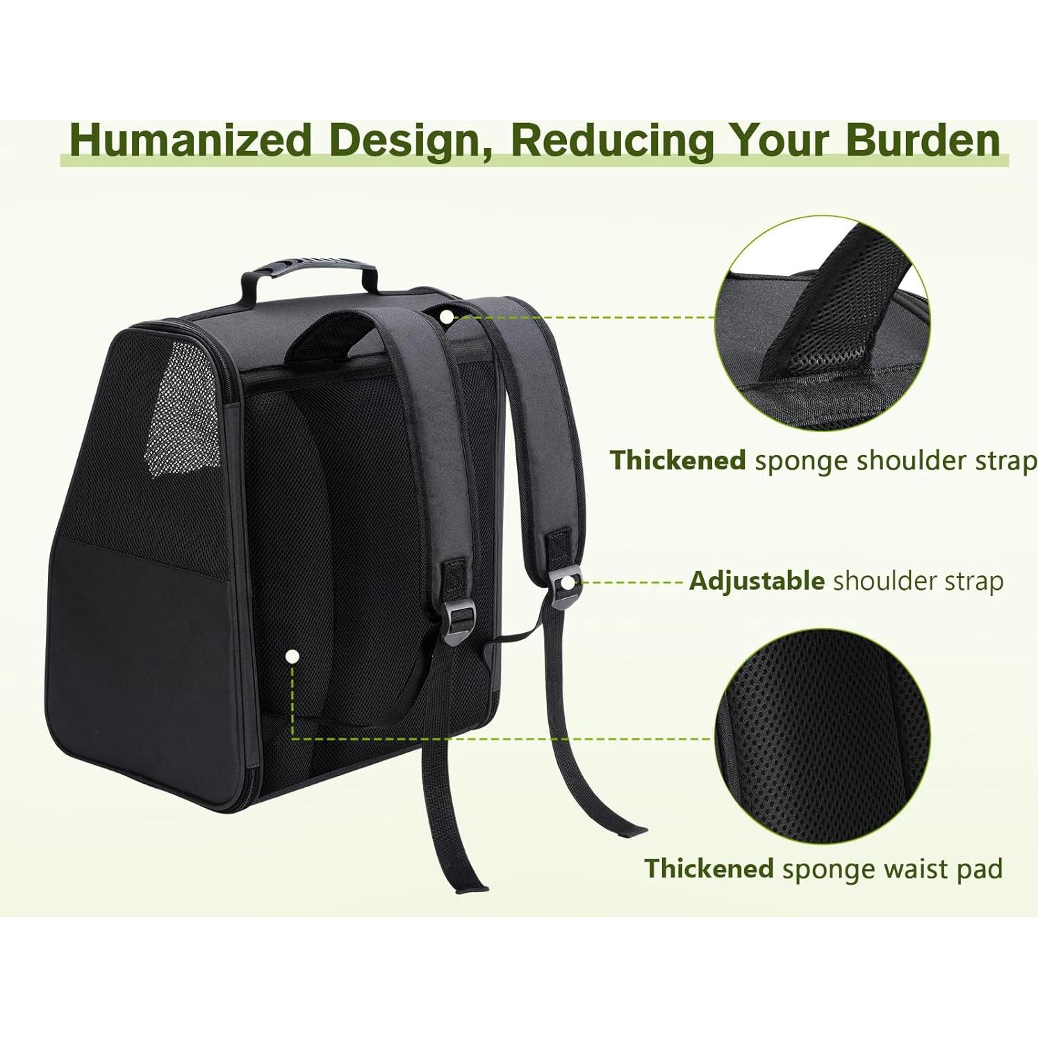 Transportadora Mochila Pecute para Gatos y Perros Pequeños