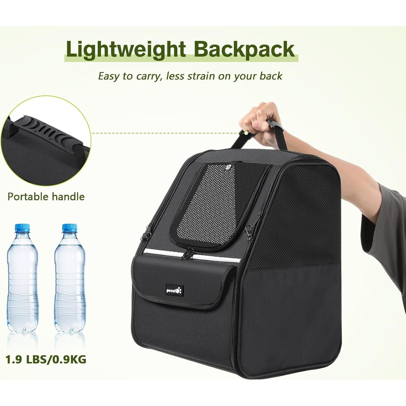 Transportadora Mochila Pecute para Gatos y Perros Pequeños