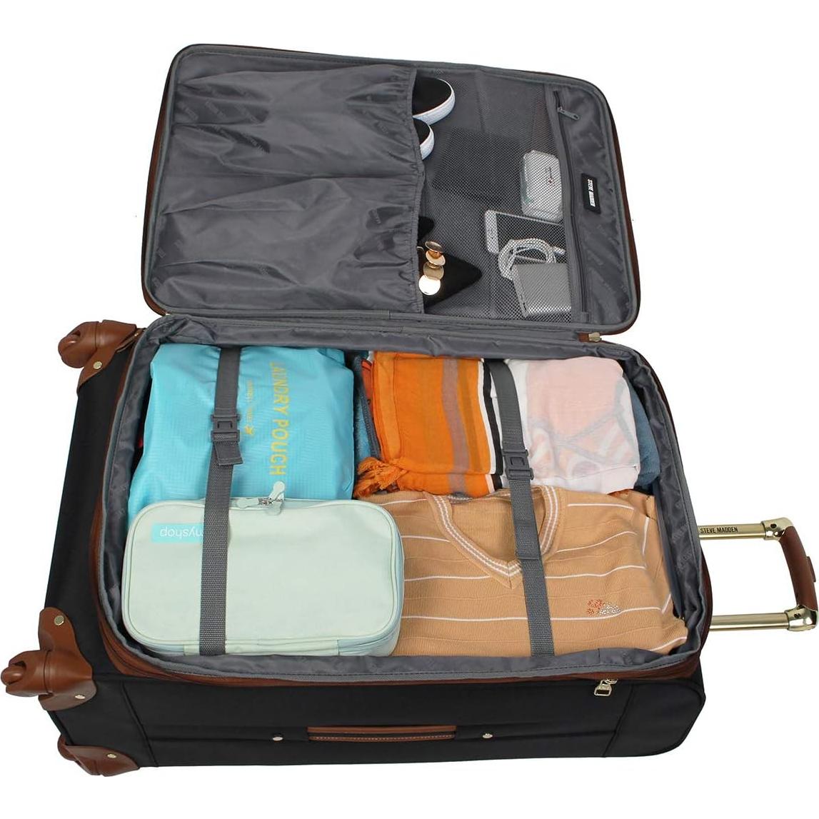 Conjunto de Maletas Pathfinder 4 Piezas Chocolate Expandible