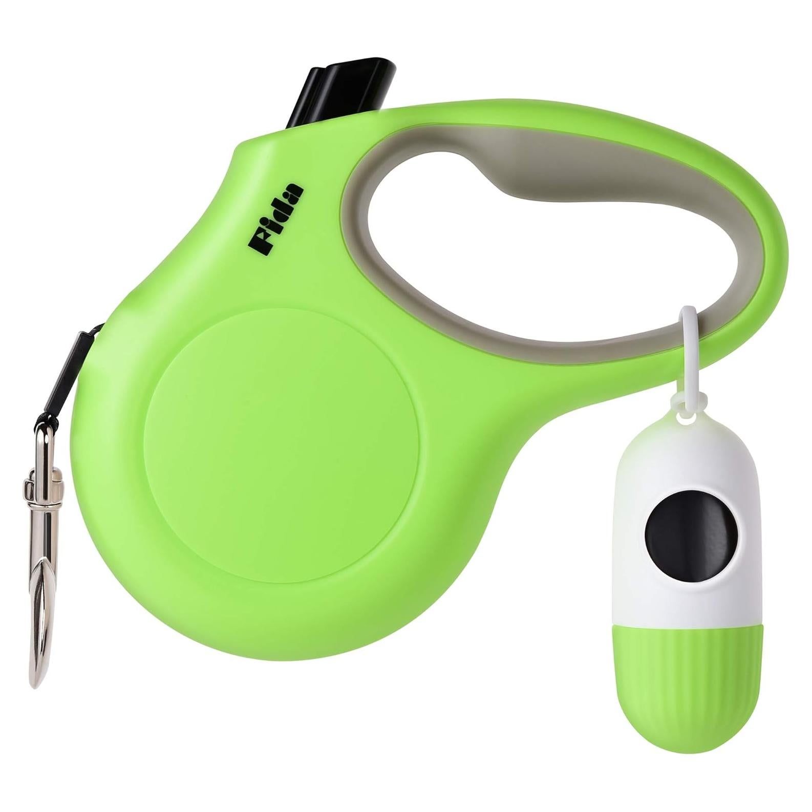 Correa Retráctil para Perros Fida Mediana 4.88m Verde