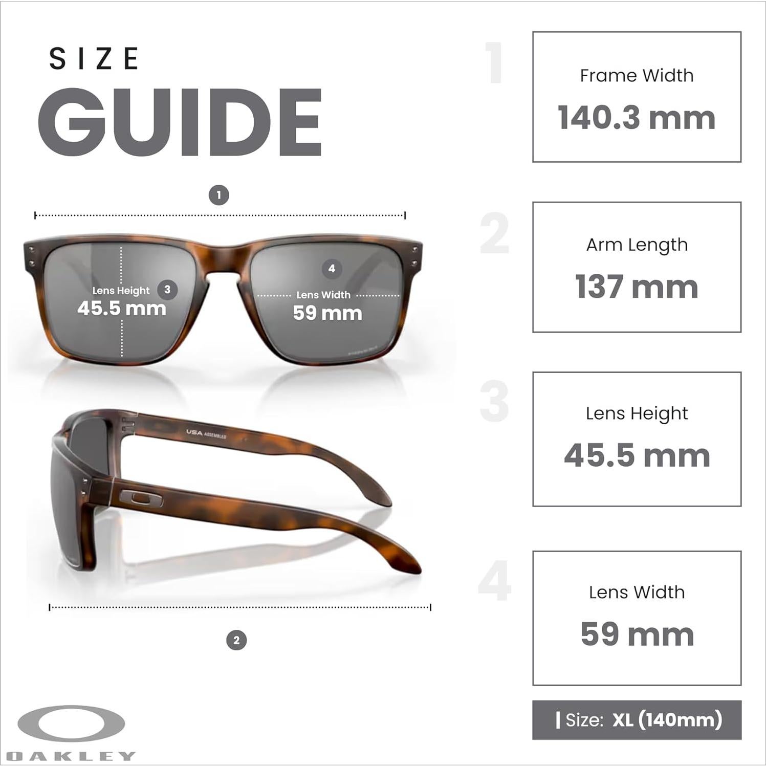 Gafas de sol Oakley Holbrook XL para hombres + Correa + Kit