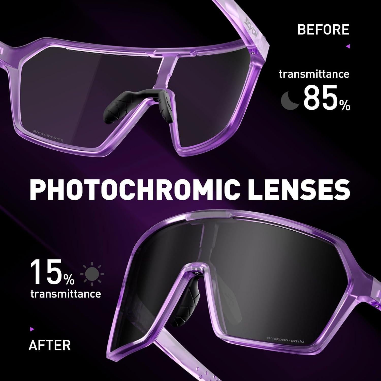 Gafas de Ciclismo Fotoquímicas SCVCN DZ-S335 UV400