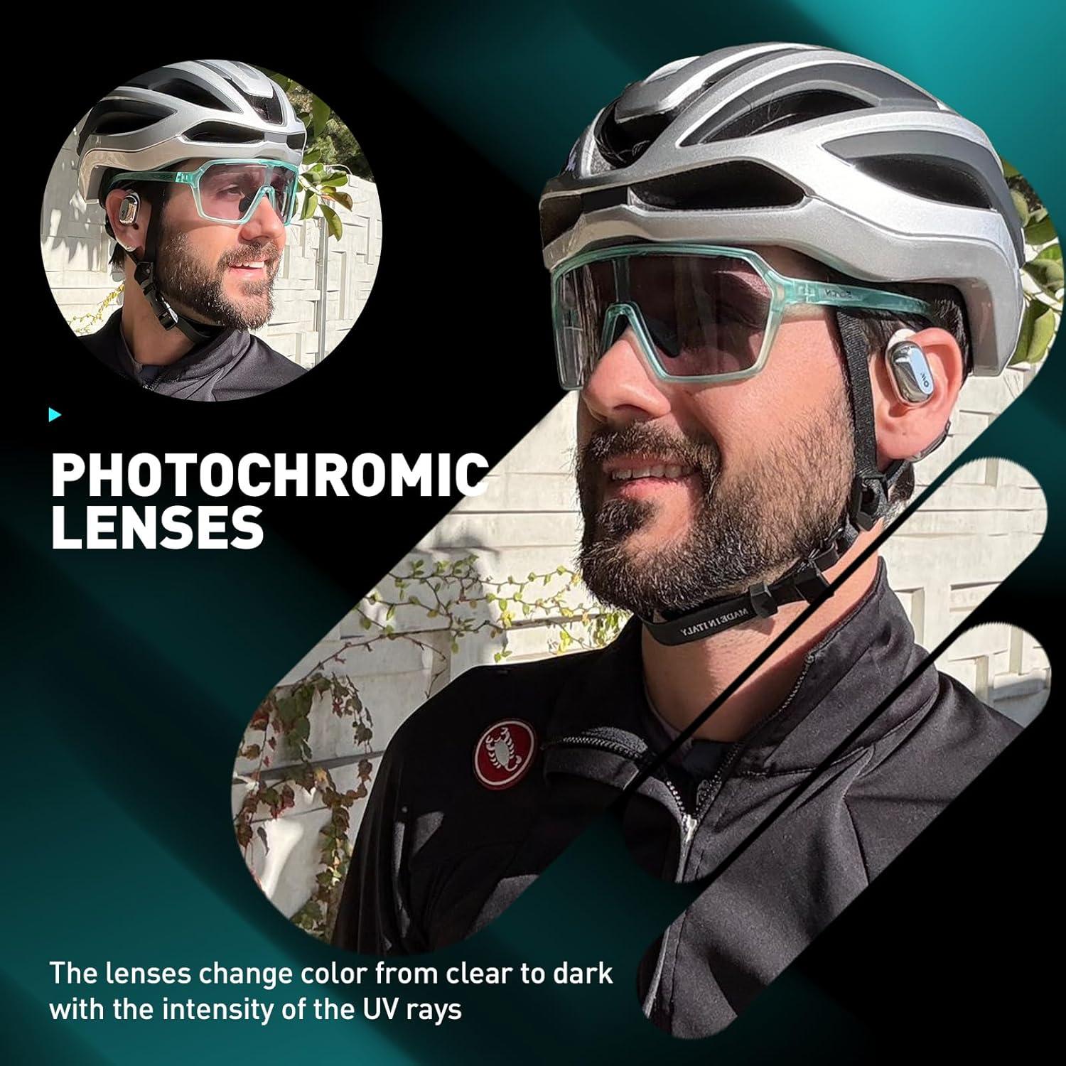 Gafas de Ciclismo SCVCN Fotoquímicas UV400 Ajustables