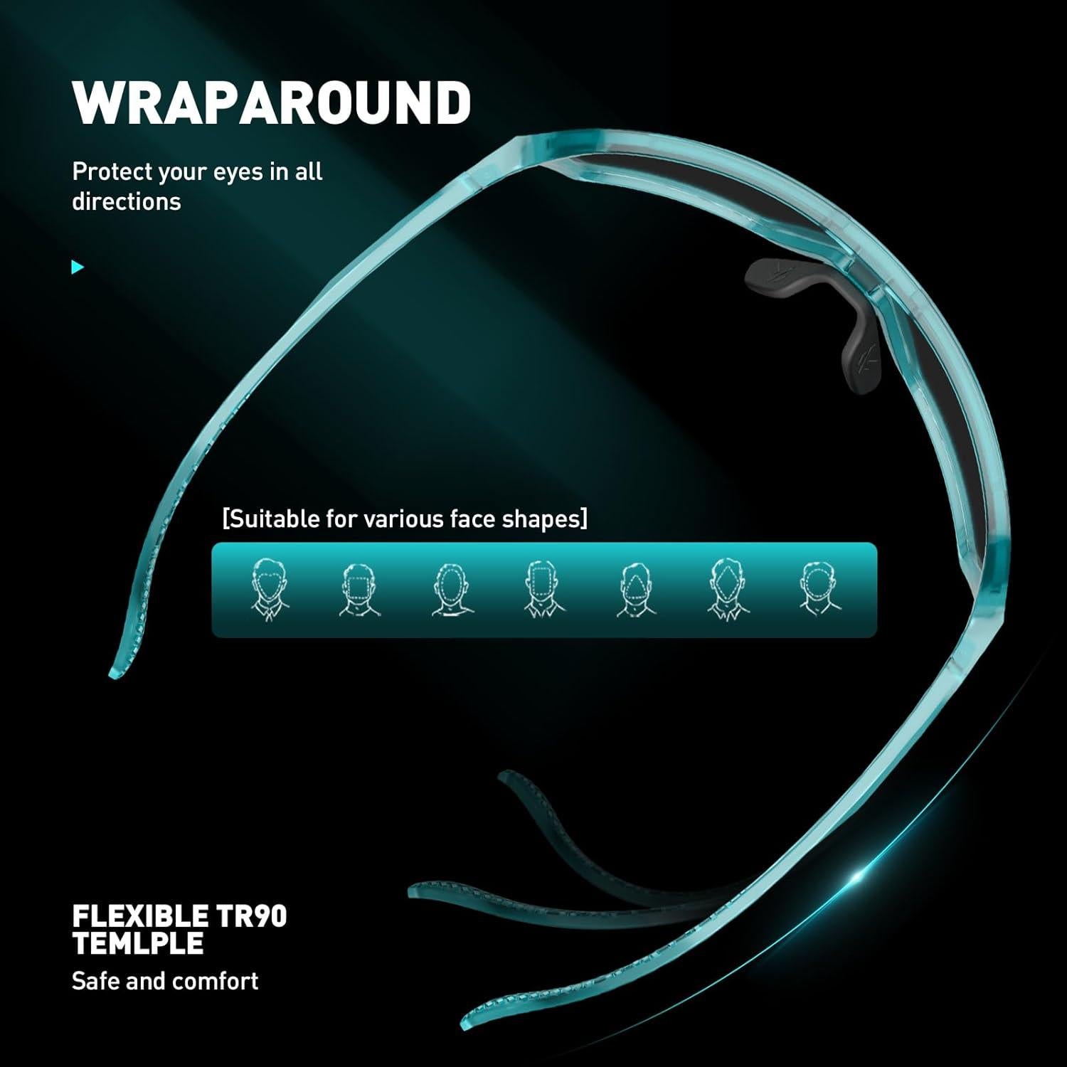 Gafas de Ciclismo SCVCN Fotoquímicas UV400 Ajustables