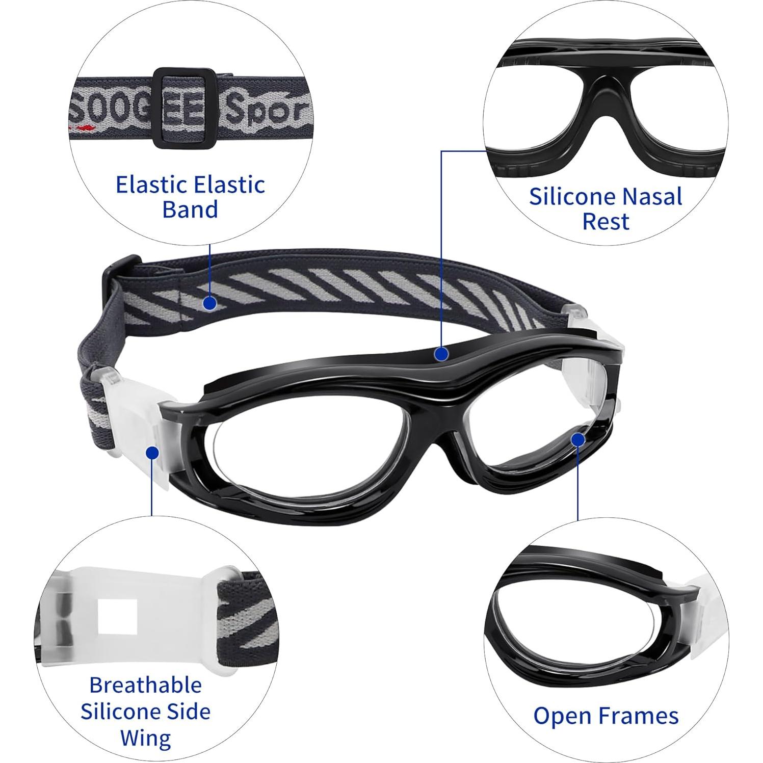 Gafas Deportivas SooGree para Niños 7-14 Años Antichoque