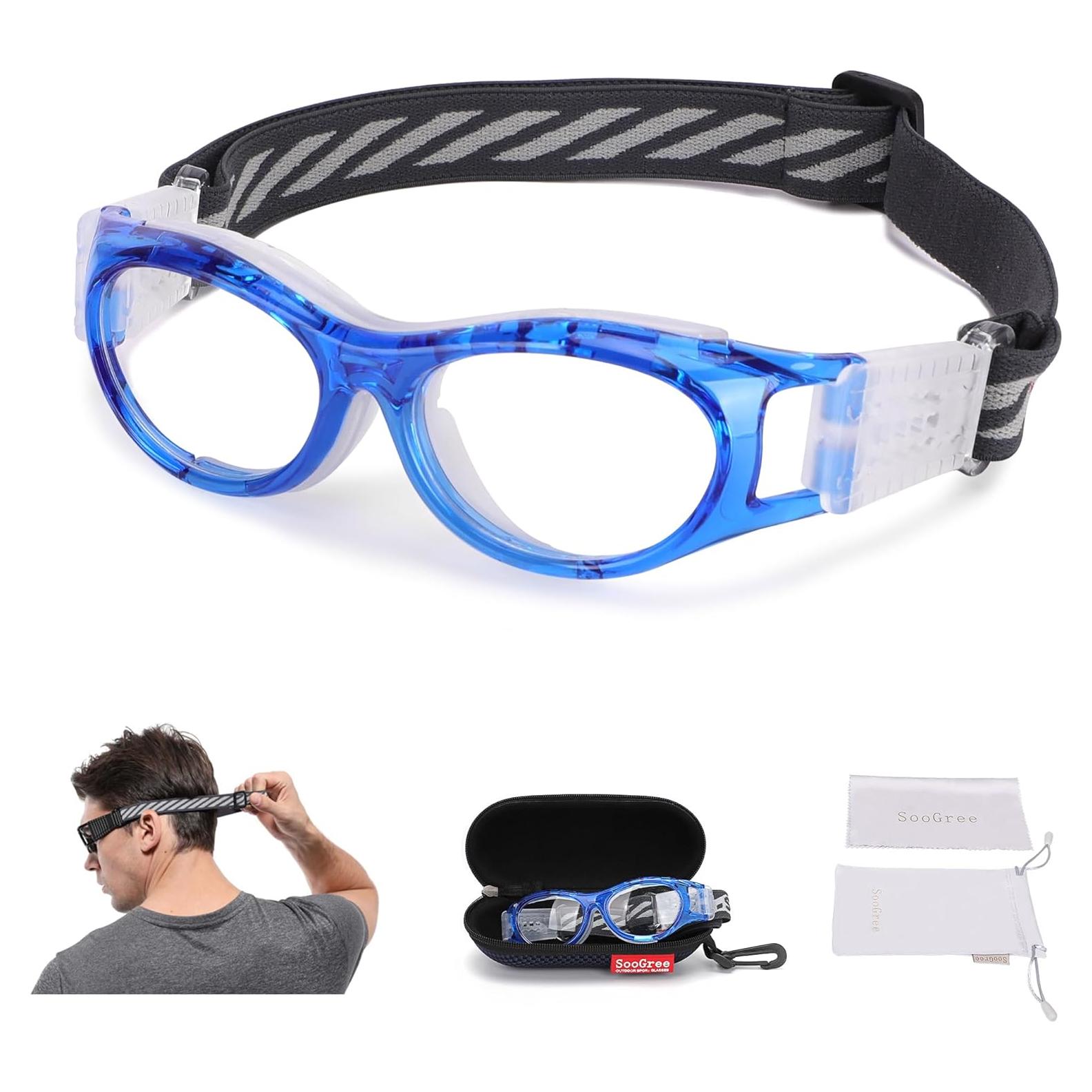 Gafas Deportivas SooGree para Niños - Antichoque Azul