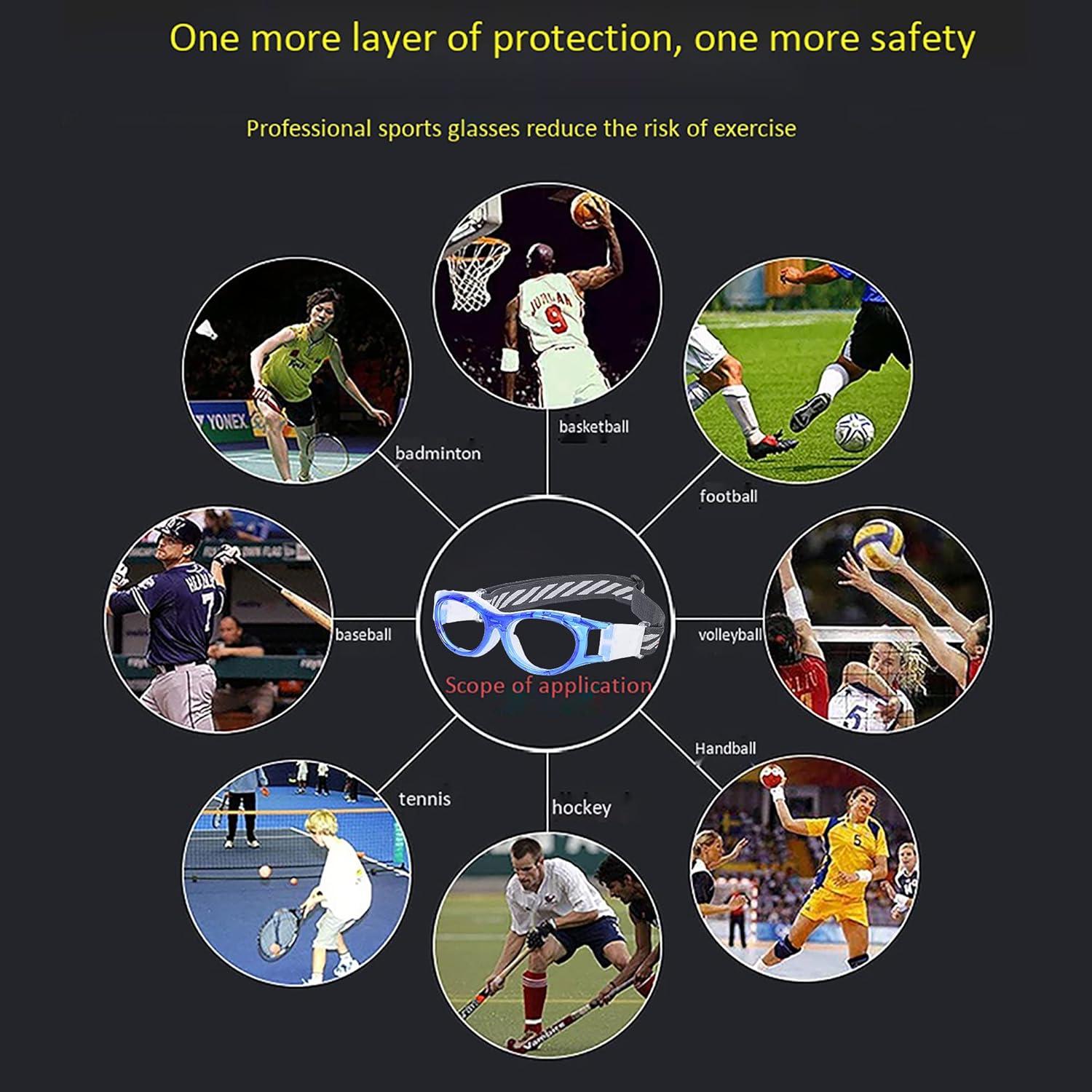 Gafas Deportivas SooGree para Niños - Antichoque Azul