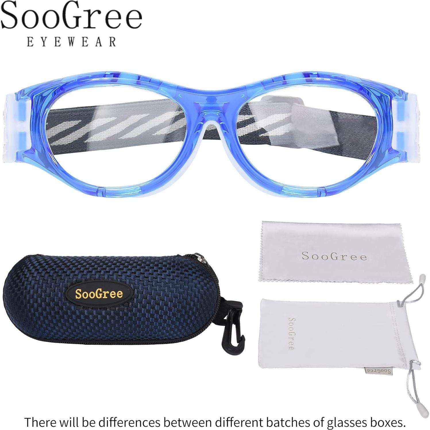 Gafas Deportivas SooGree para Niños - Antichoque Azul