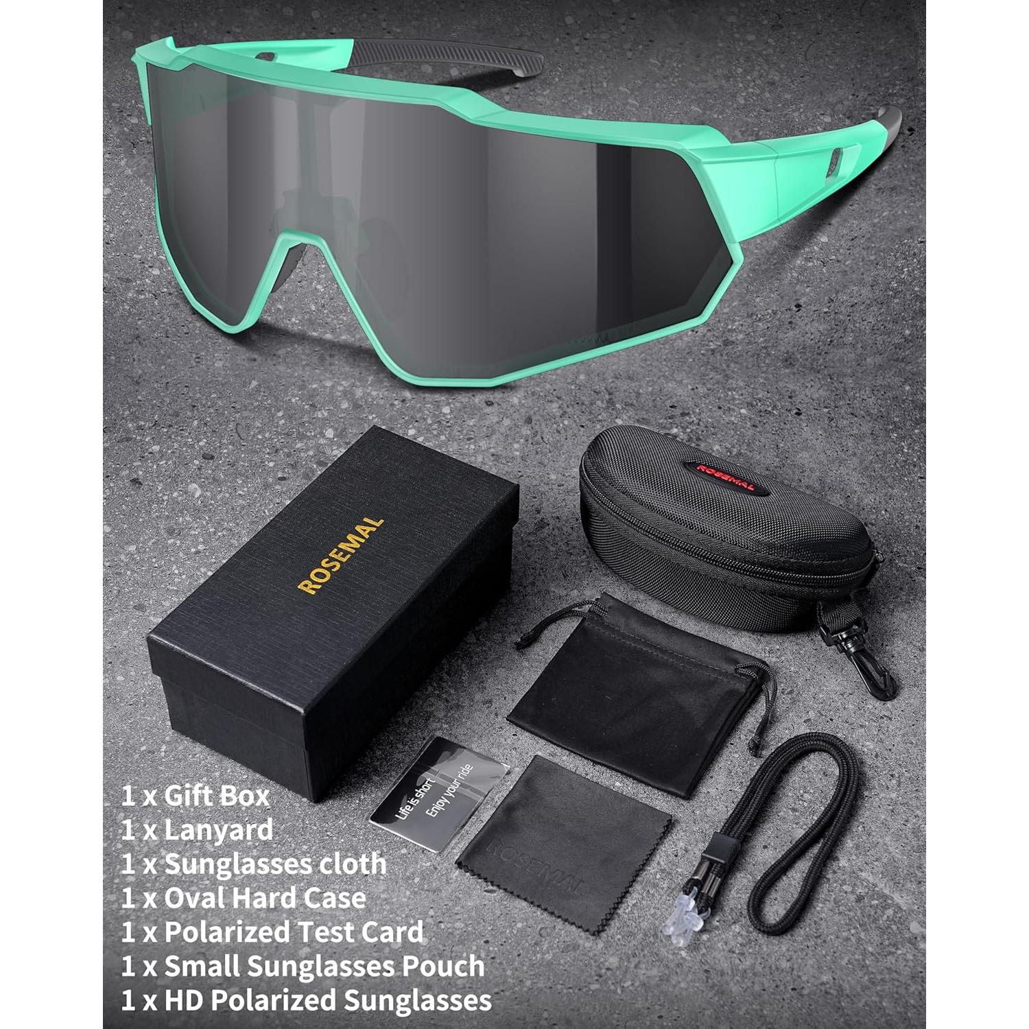 Gafas de sol deportivas Rosemal 7259 UV400 polarizadas