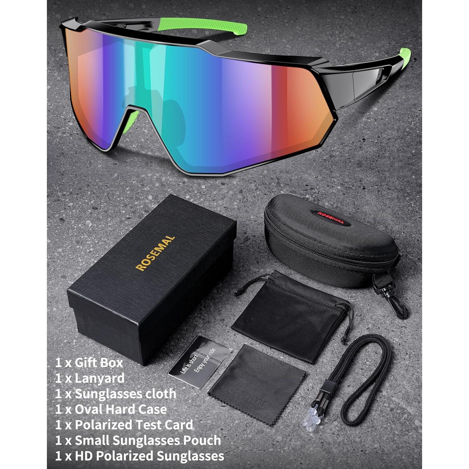 Gafas de sol deportivas Rosemal 7259 polarizadas UV400