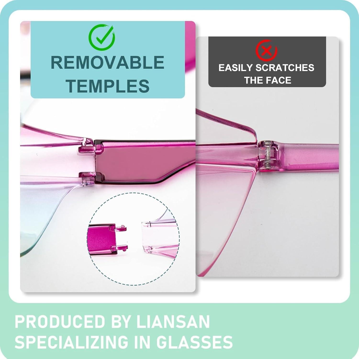 Gafas de Seguridad LianSan Antivaho para Lentes Graduadas