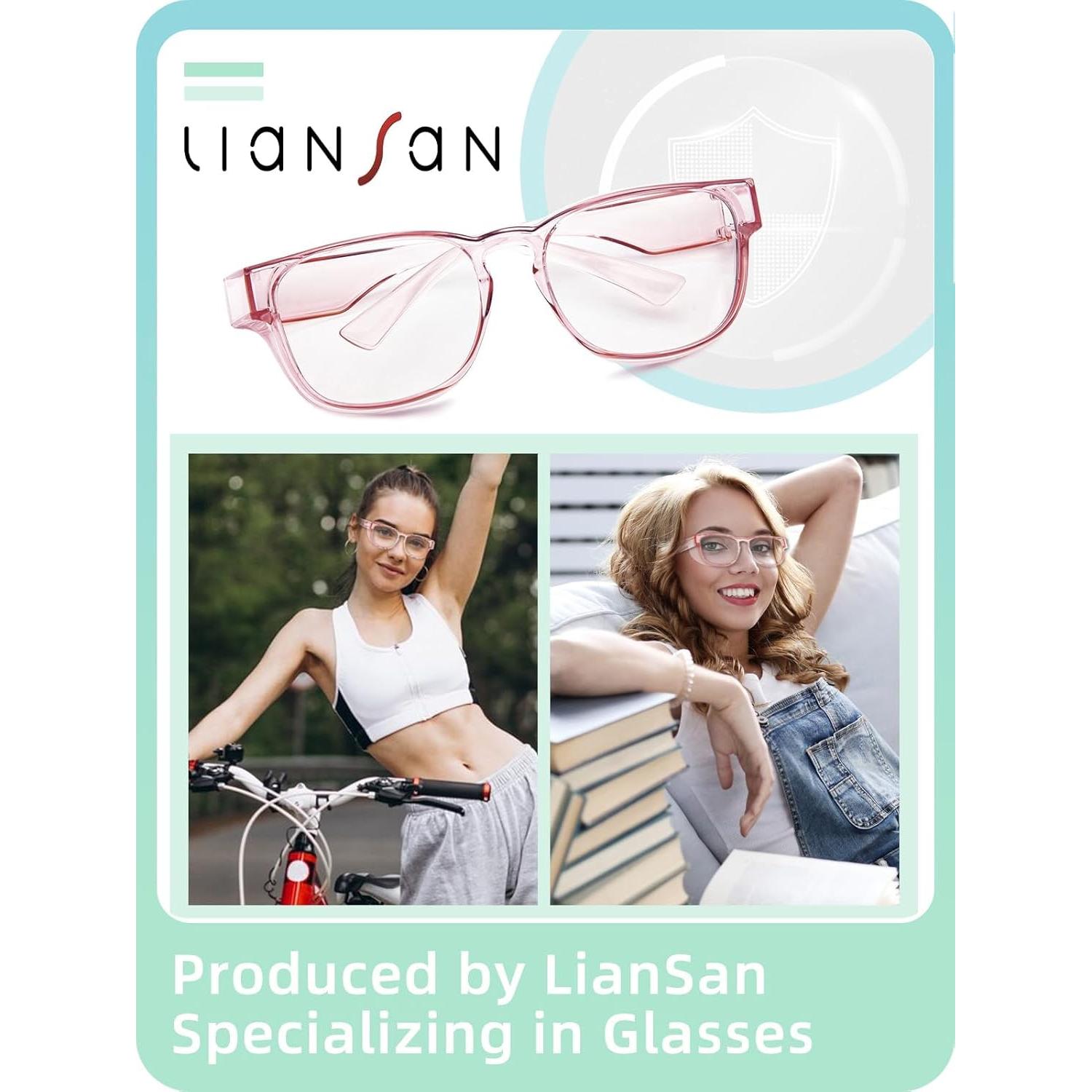Gafas de Seguridad LianSan Antivaho para Lentes Graduadas