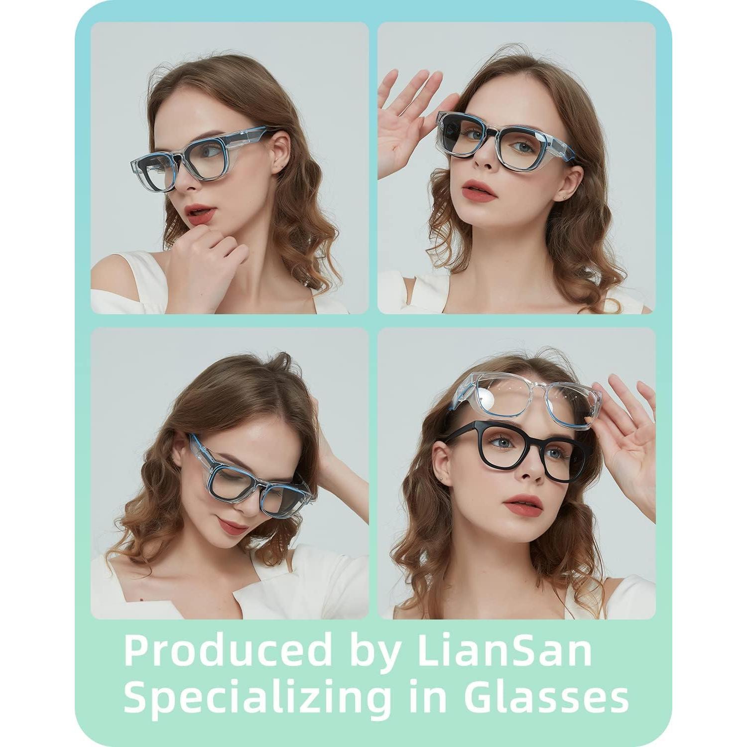 Gafas de Seguridad LianSan Antivaho para Lentes Graduadas