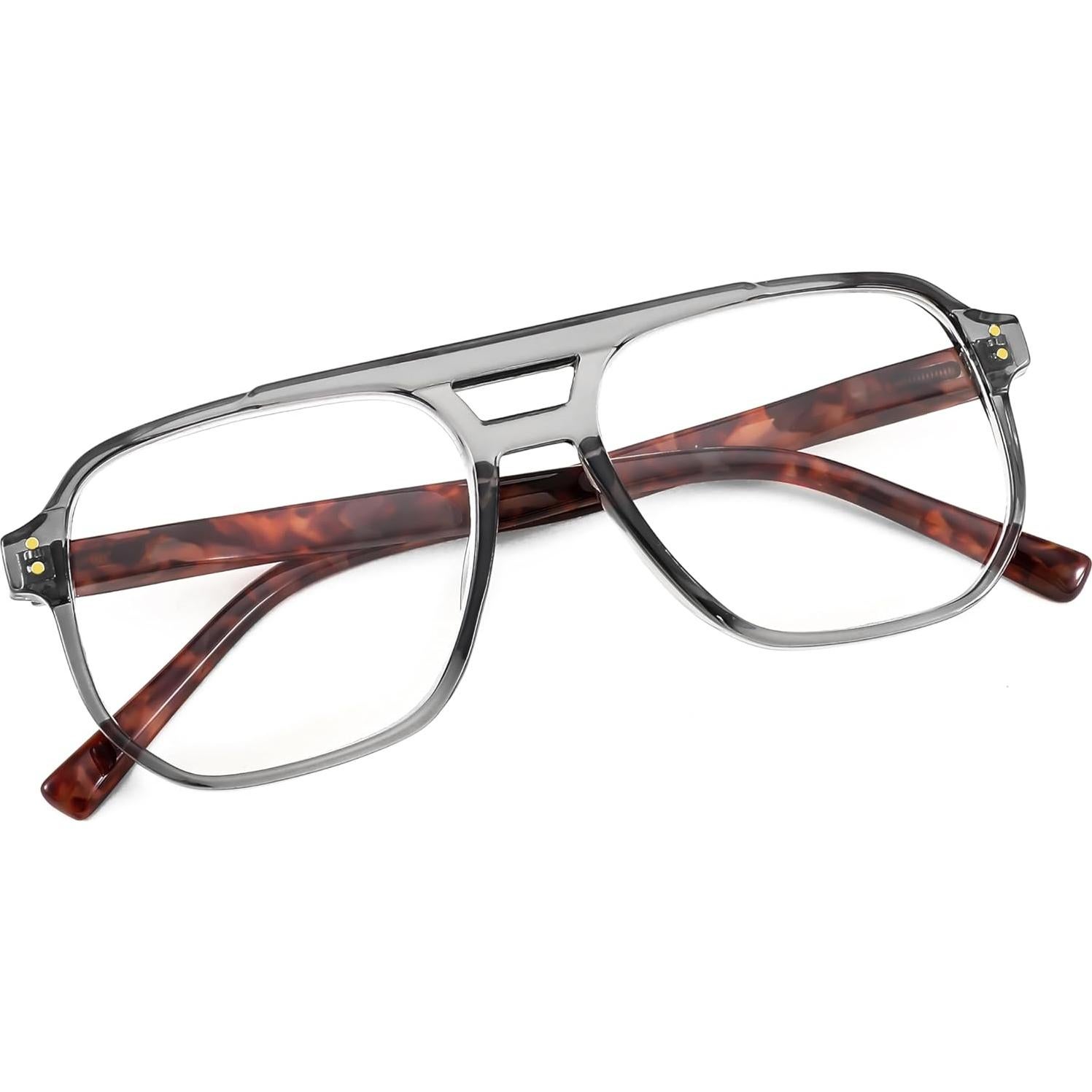 Gafas de Lectura FEISEDY Aviador 2.5x Filtro Luz Azul