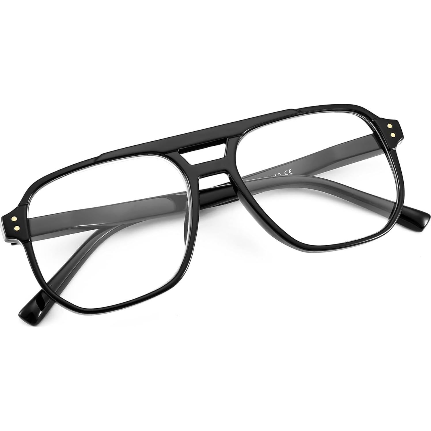 Gafas de Lectura FEISEDY Aviador Retro Filtro Luz Azul 2.5x