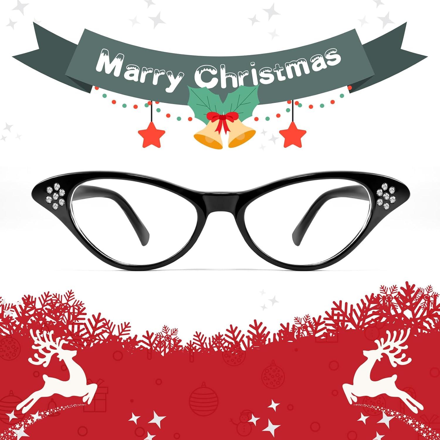 Gafas de Sol Cateye FEISEDY con Rhinestones para Mujeres