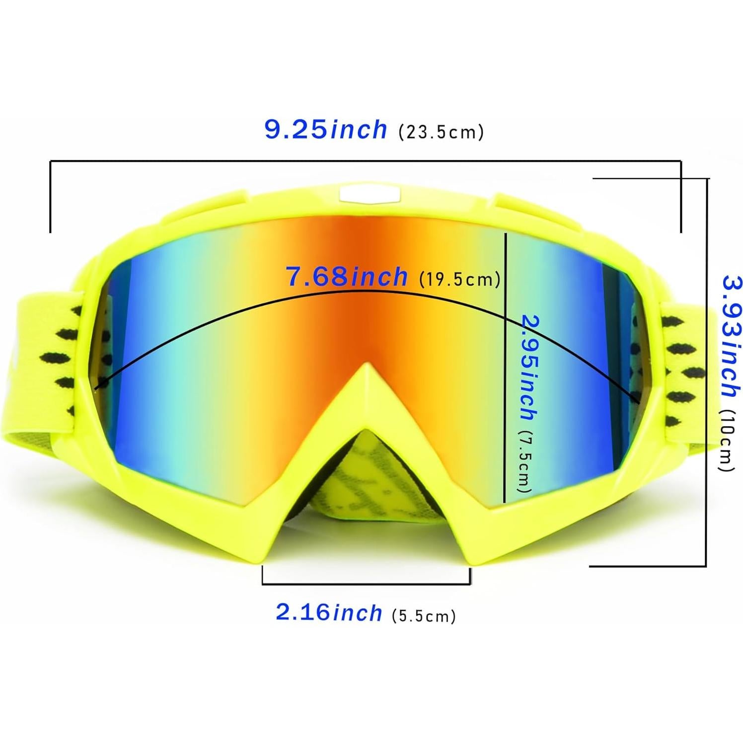 Gafas de Moto ZJNUO 833 - Anti UV, A Prueba de Viento y Polvo