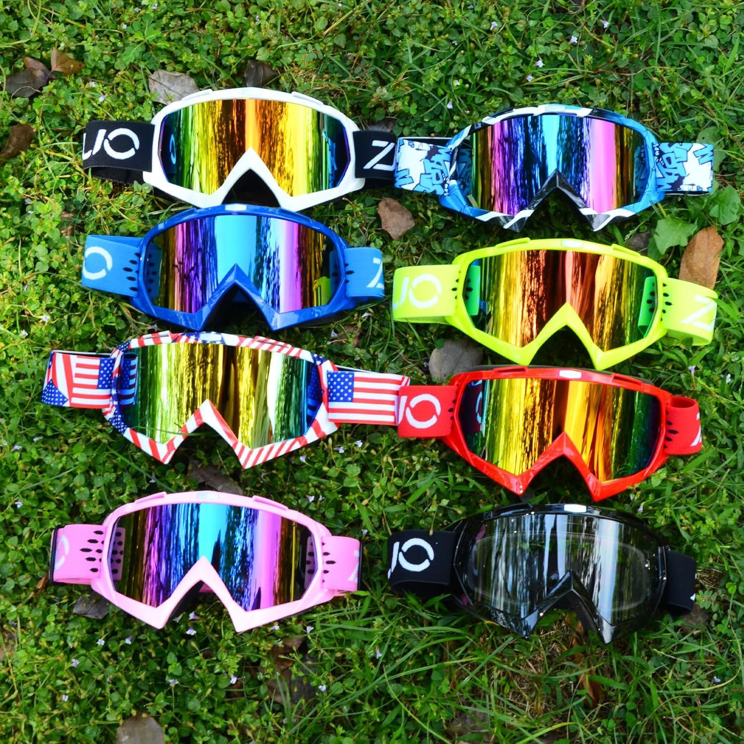 Gafas de Motocross ZJNUO 833 - Anti UV, a Prueba de Viento