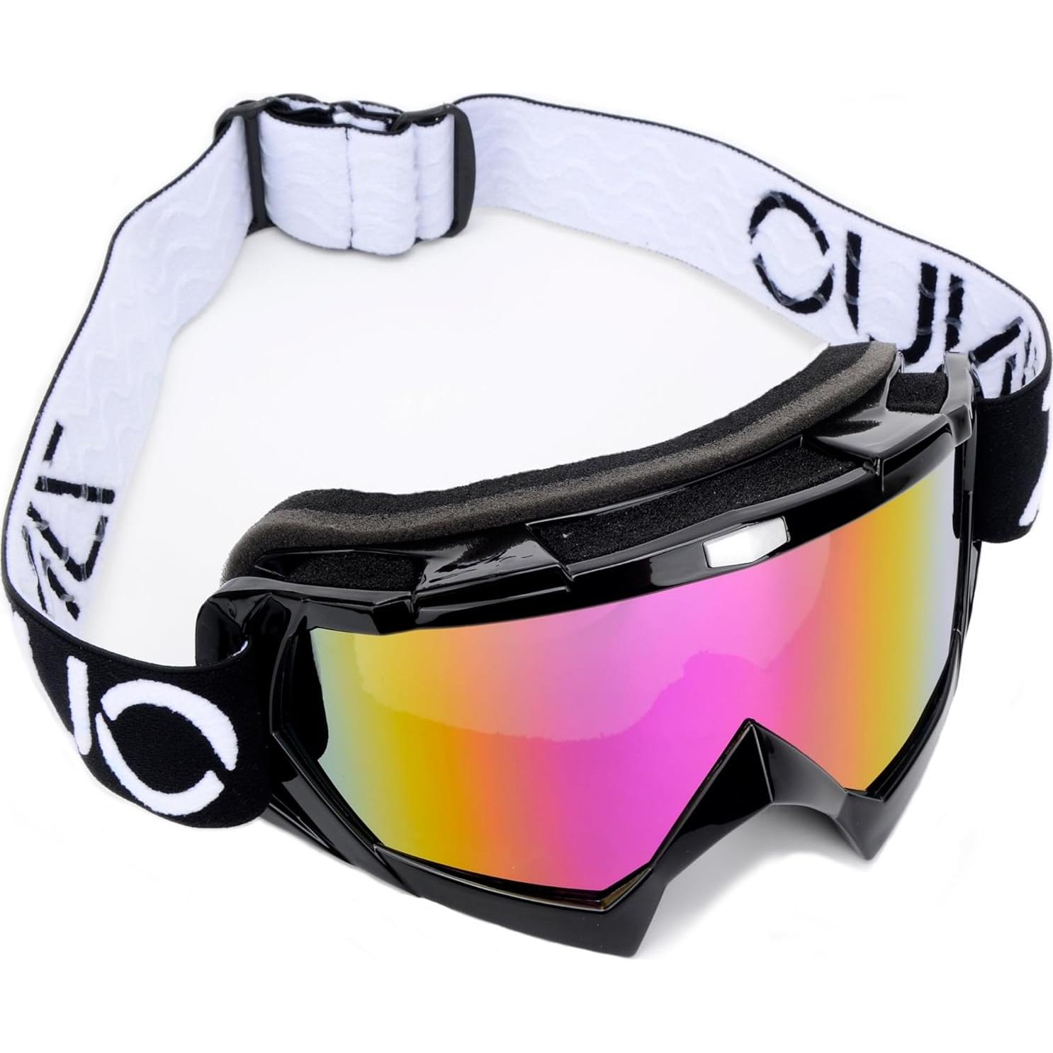 Gafas de Motocicleta ZJNUO 833 UV400 Resistentes a Rayones