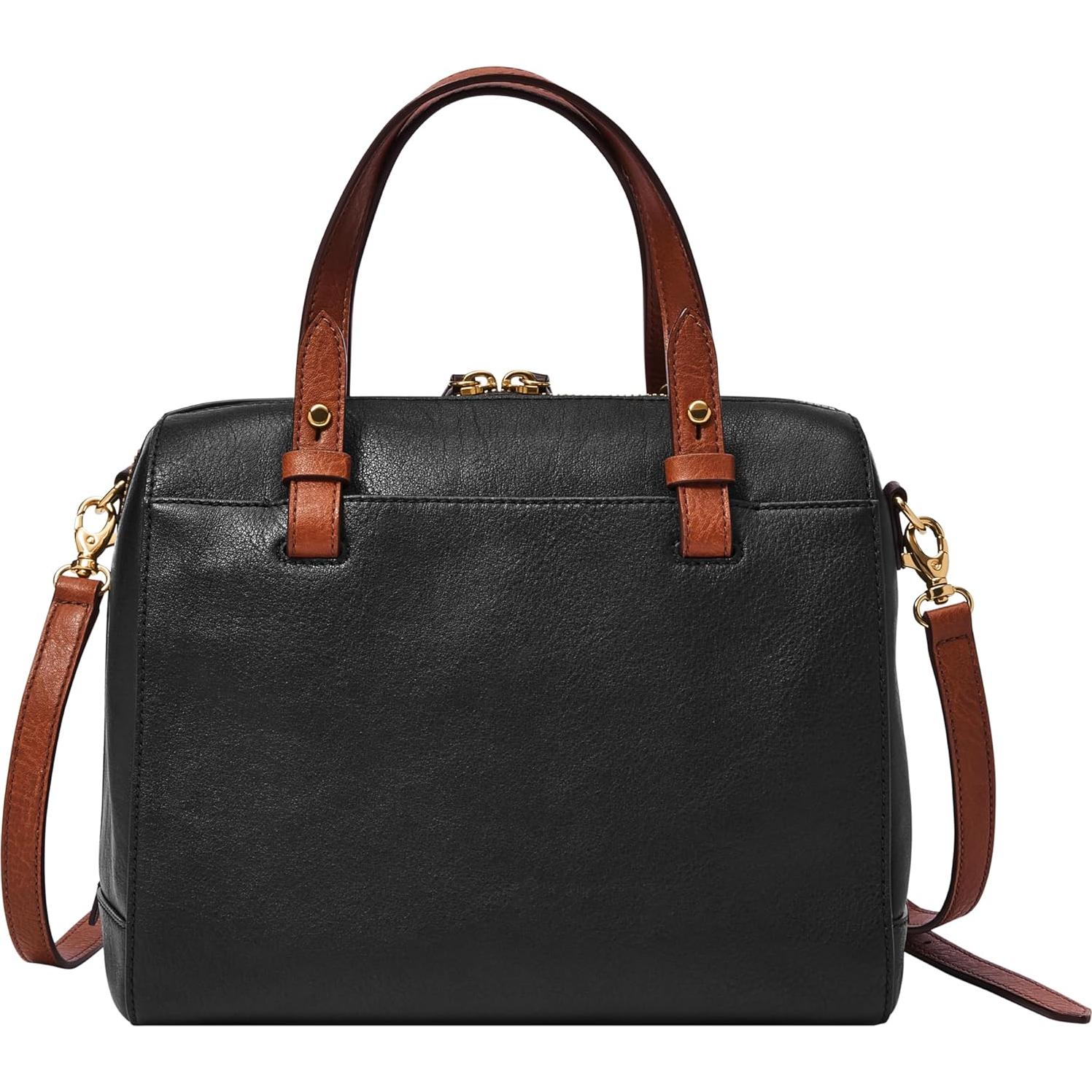 Bolso de mano satchel Fossil Rachel para mujeres - Negro