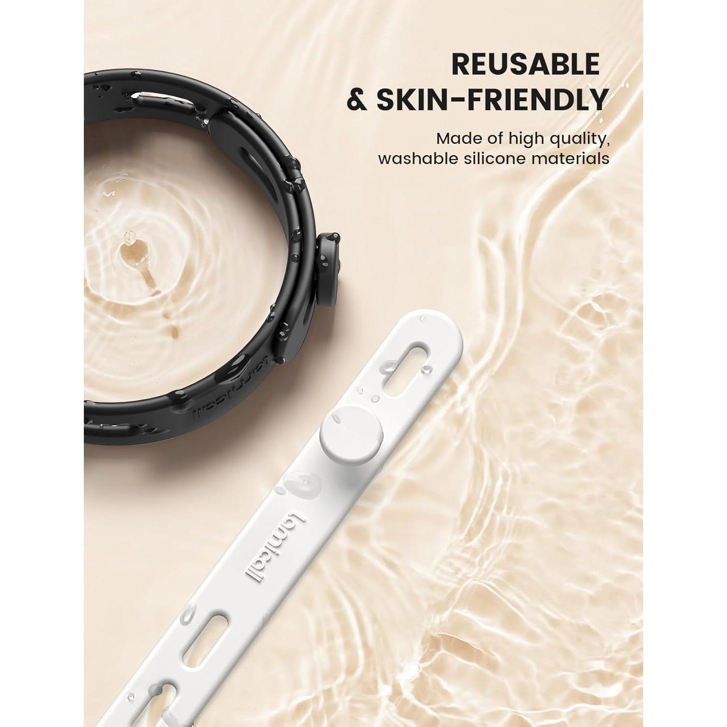 Correas de Silicona Lamicall 20Pack para Organizar Cables