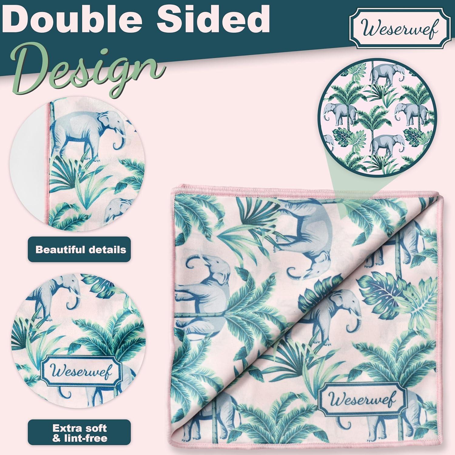 Paño de limpieza WESERWEF 30x30 cm microfibra premium