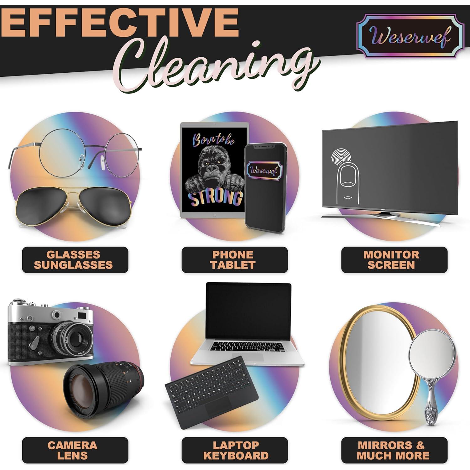 Paño de limpieza WESERWEF 30x30 cm microfibra premium