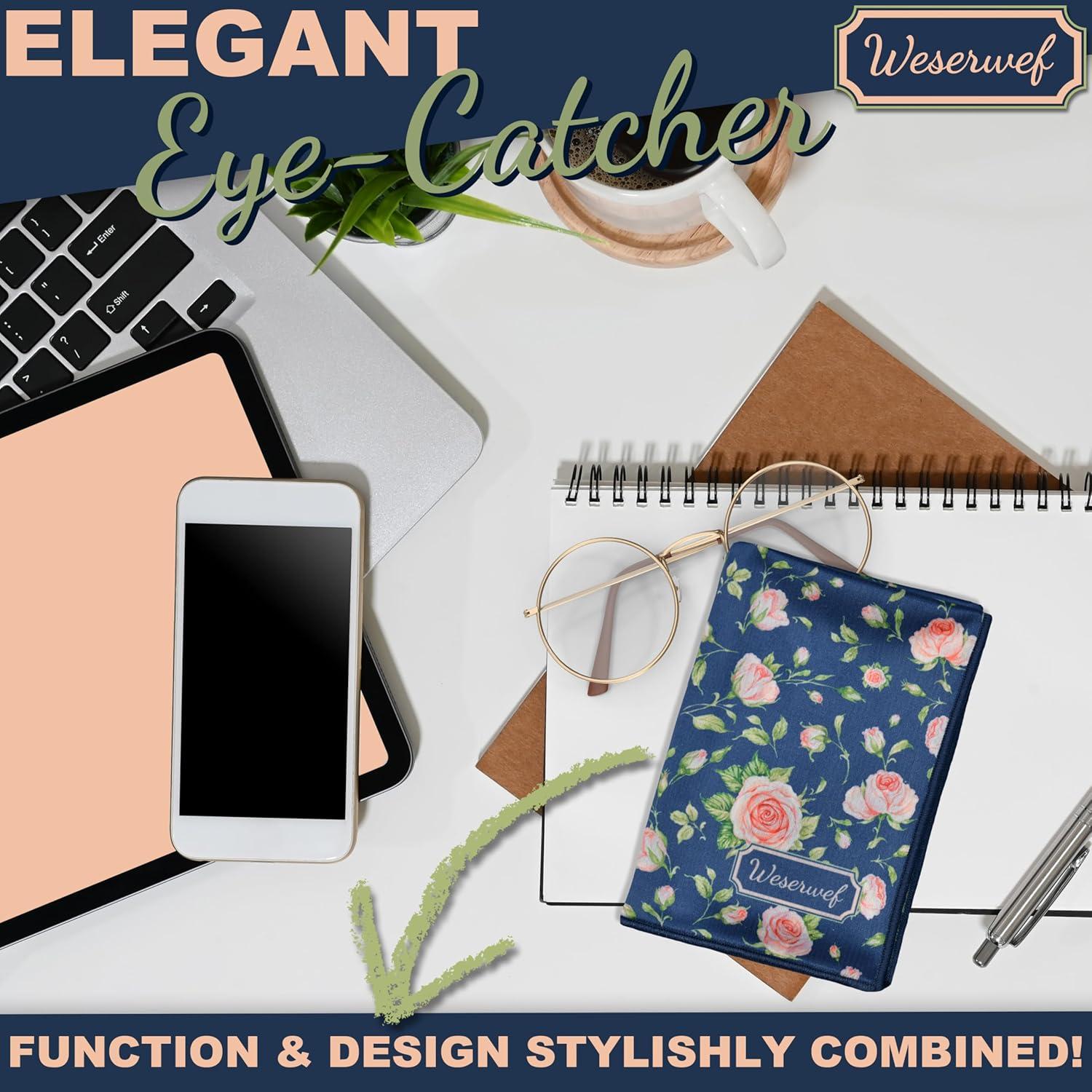 Paño de limpieza WESERWEF 30x30 cm microfibra rosa