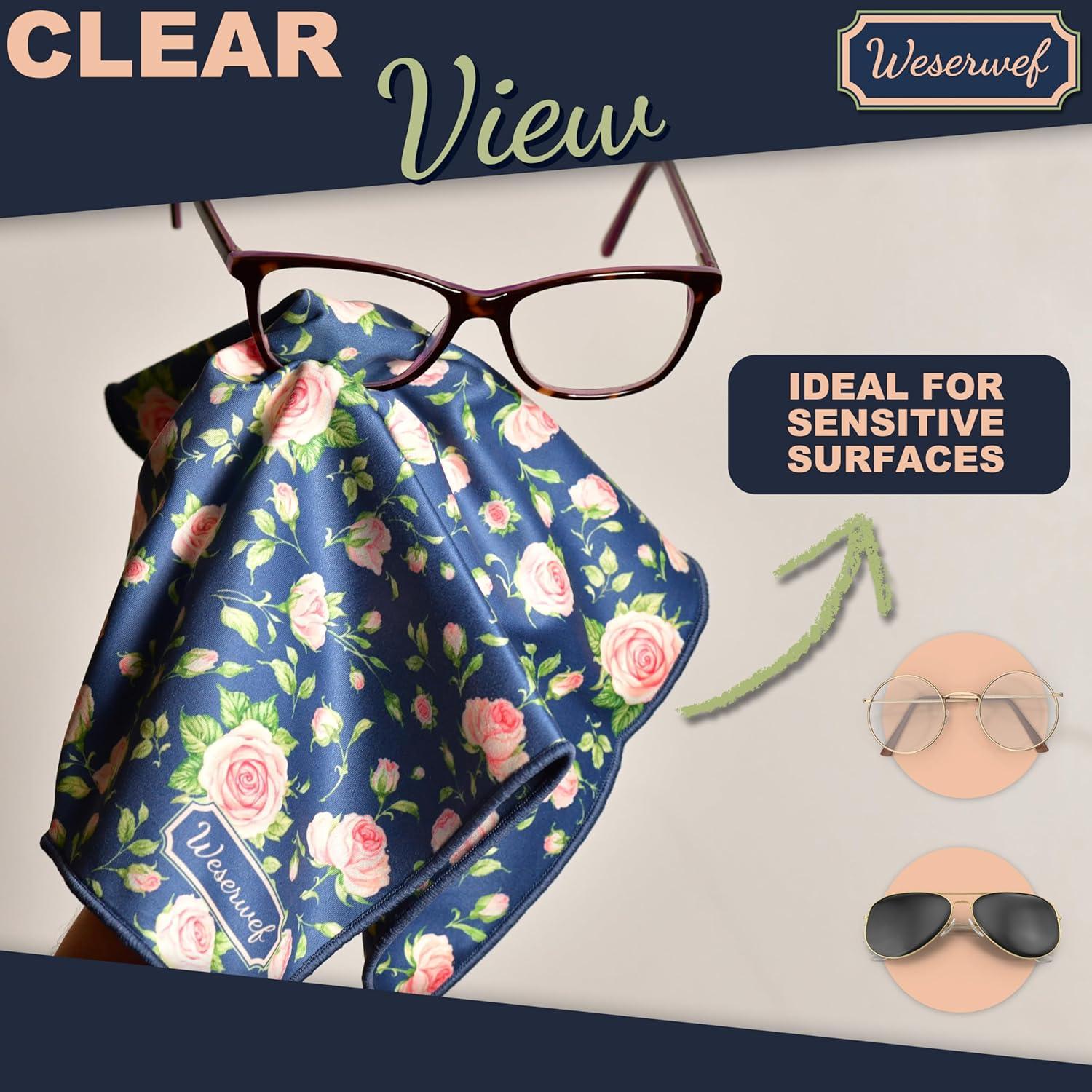 Paño de limpieza WESERWEF 30x30 cm microfibra rosa