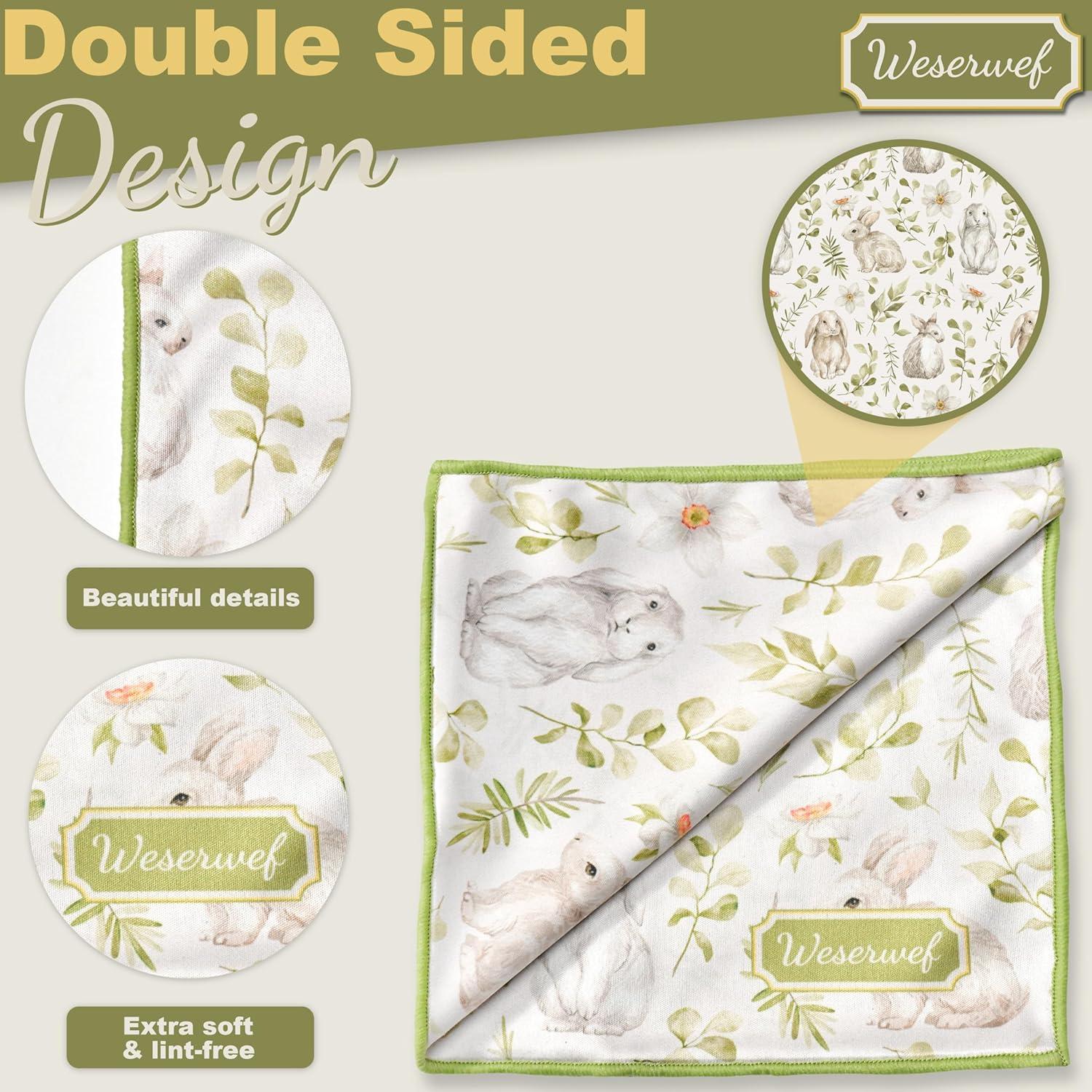 Paño de limpieza WESERWEF 30x30 cm para gafas y pantallas