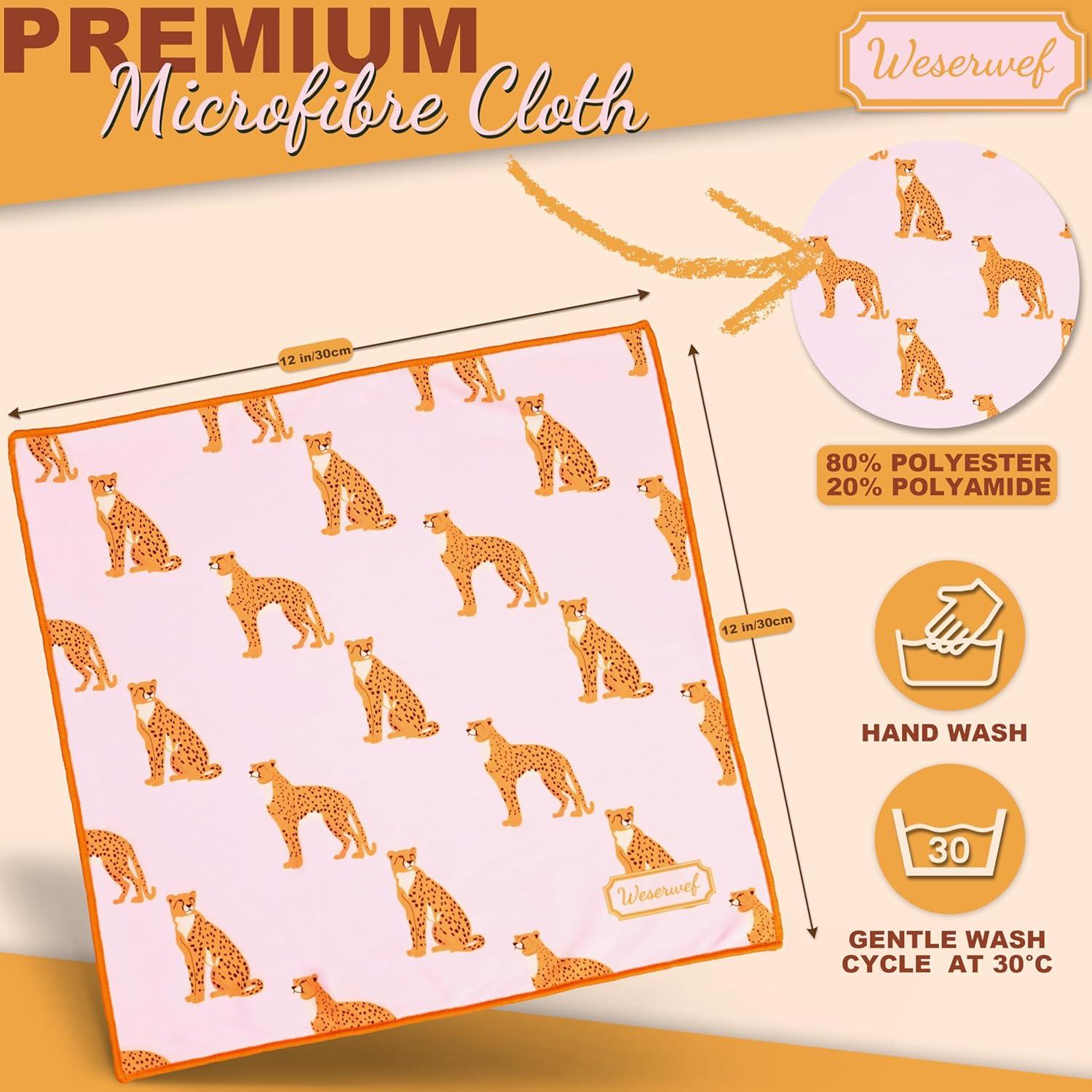 Paño de limpieza WESERWEF 30x30 cm microfibra ultra suave