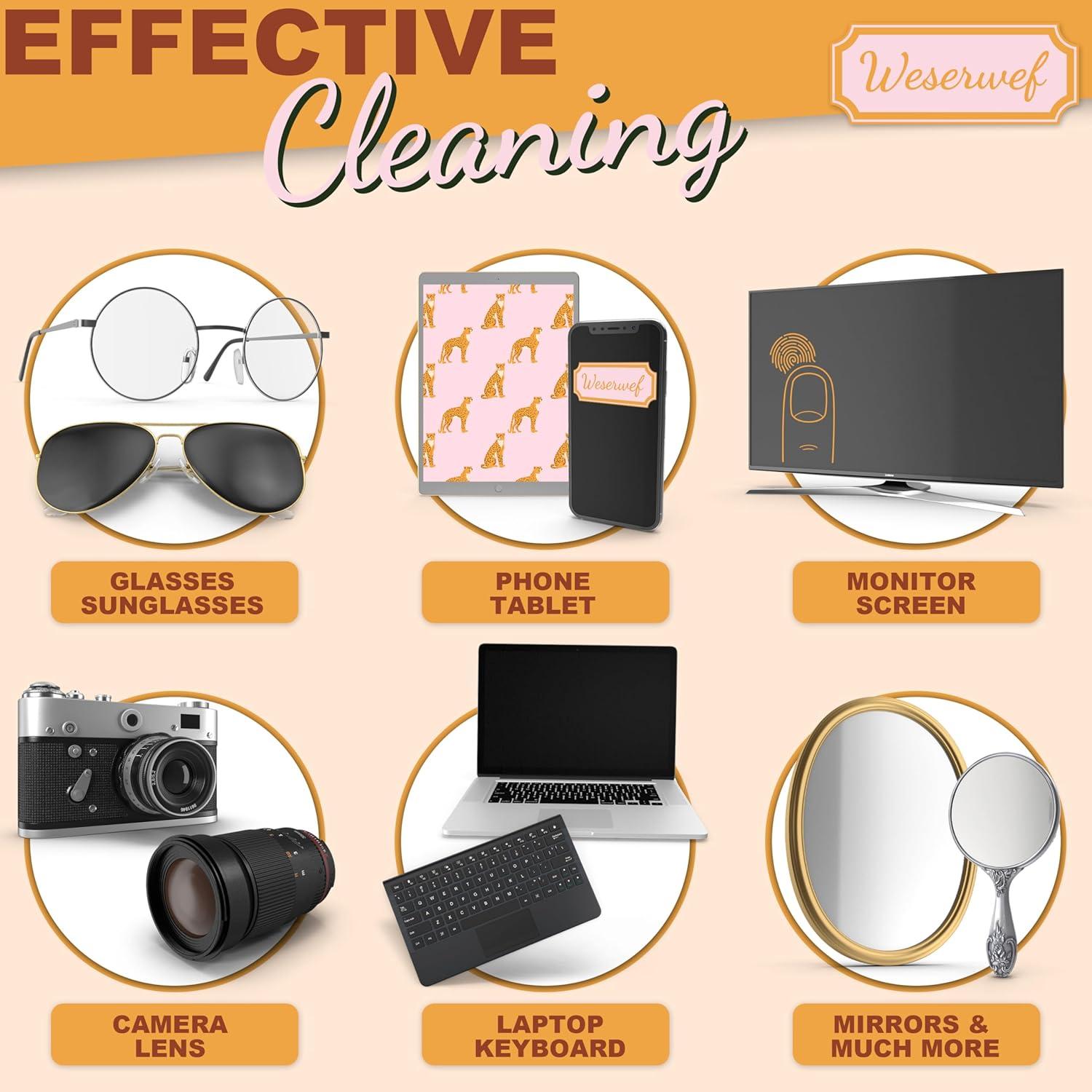 Paño de limpieza WESERWEF 30x30 cm microfibra ultra suave