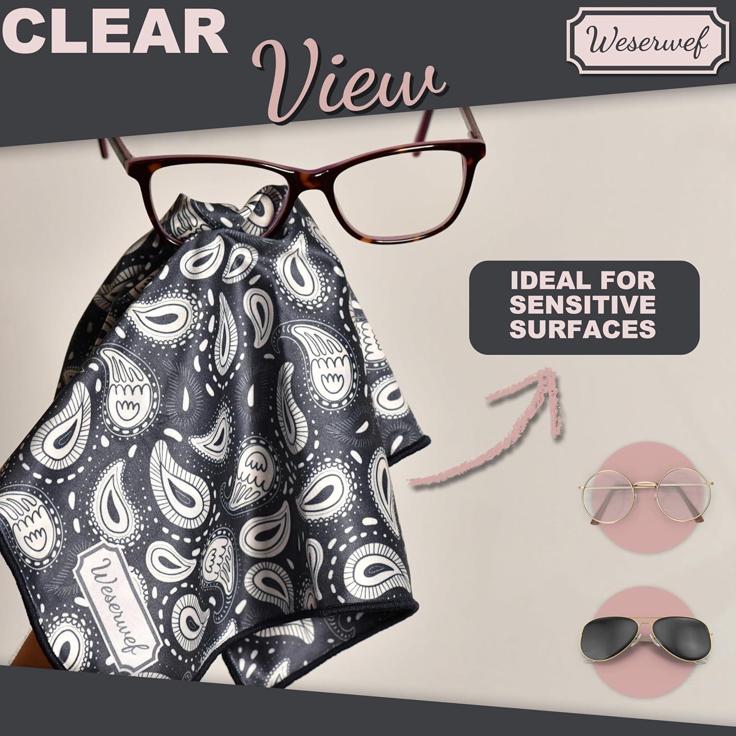 Paño de limpieza WESERWEF 30x30 cm microfibra premium