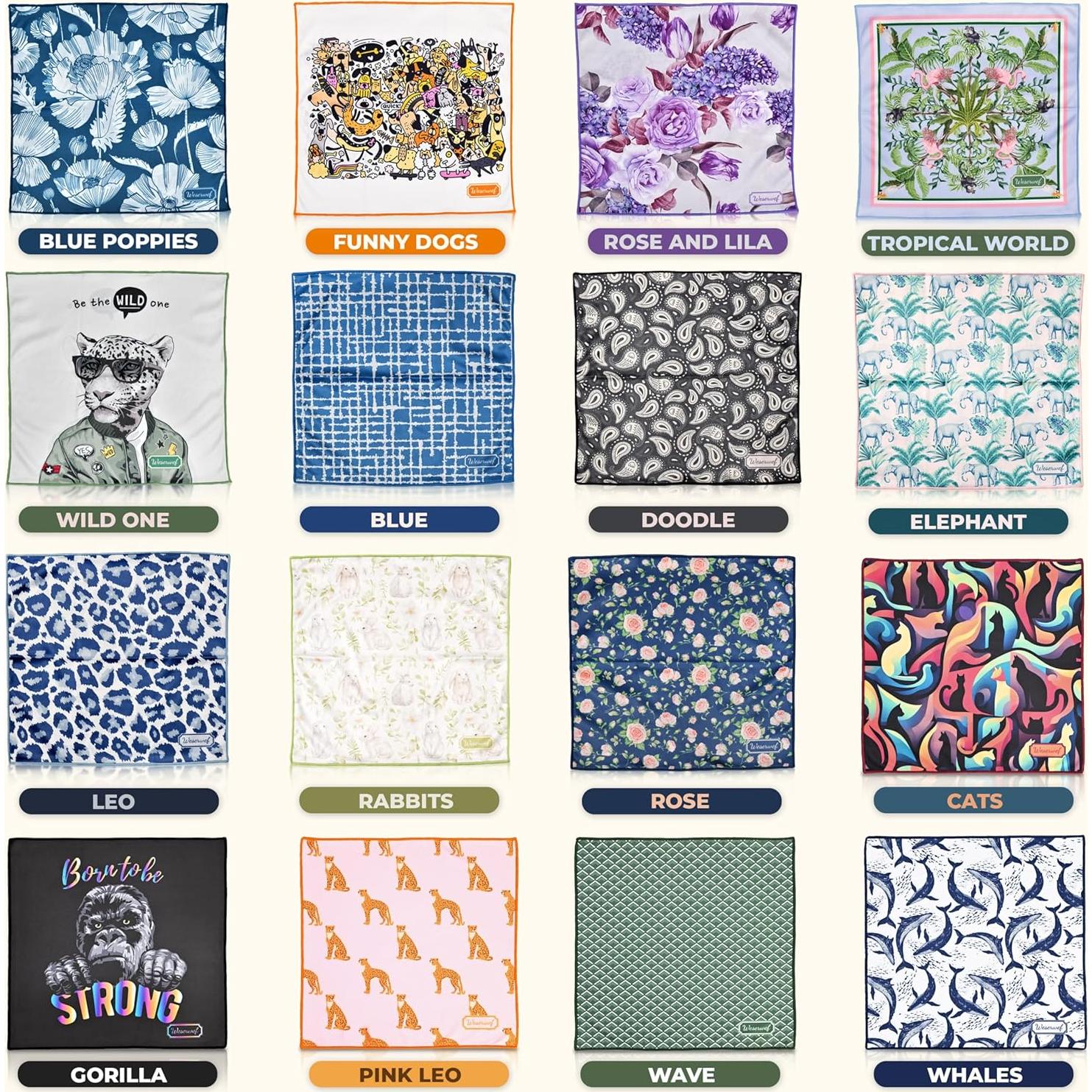 Paño de limpieza WESERWEF 30x30 cm microfibra premium