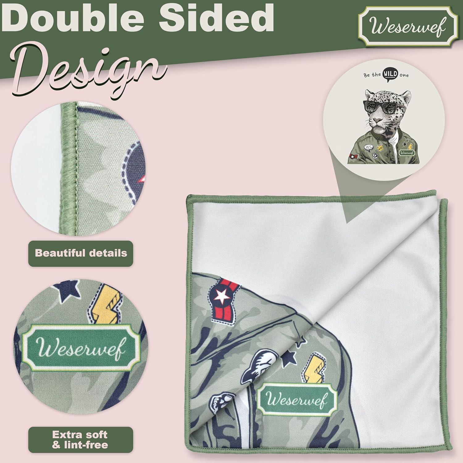 Paño de limpieza microfibra WESERWEF 30x30 cm ultra suave