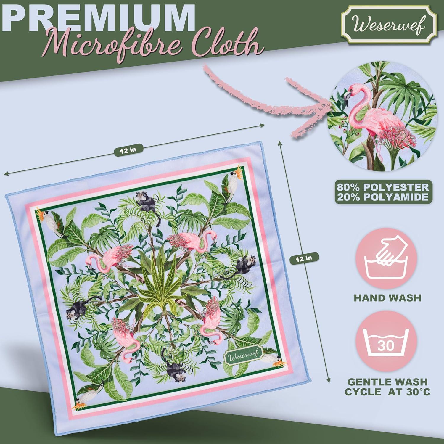 Paño de limpieza WESERWEF 30x30 cm microfibra premium