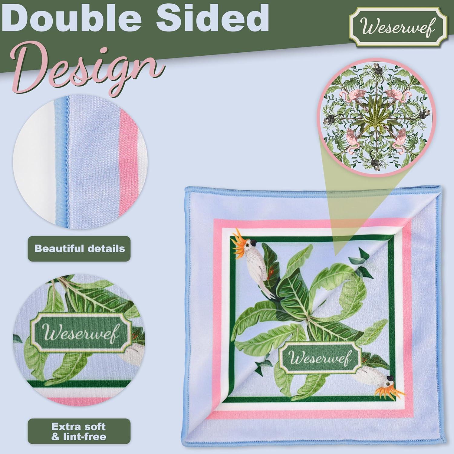 Paño de limpieza WESERWEF 30x30 cm microfibra premium