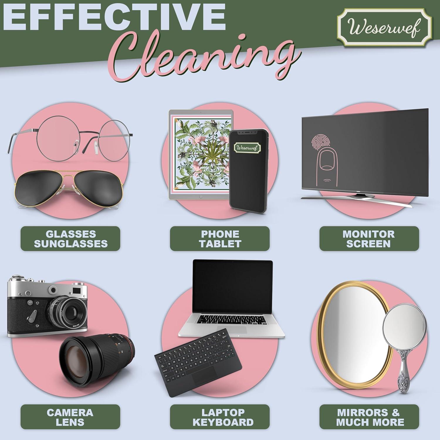 Paño de limpieza WESERWEF 30x30 cm microfibra premium