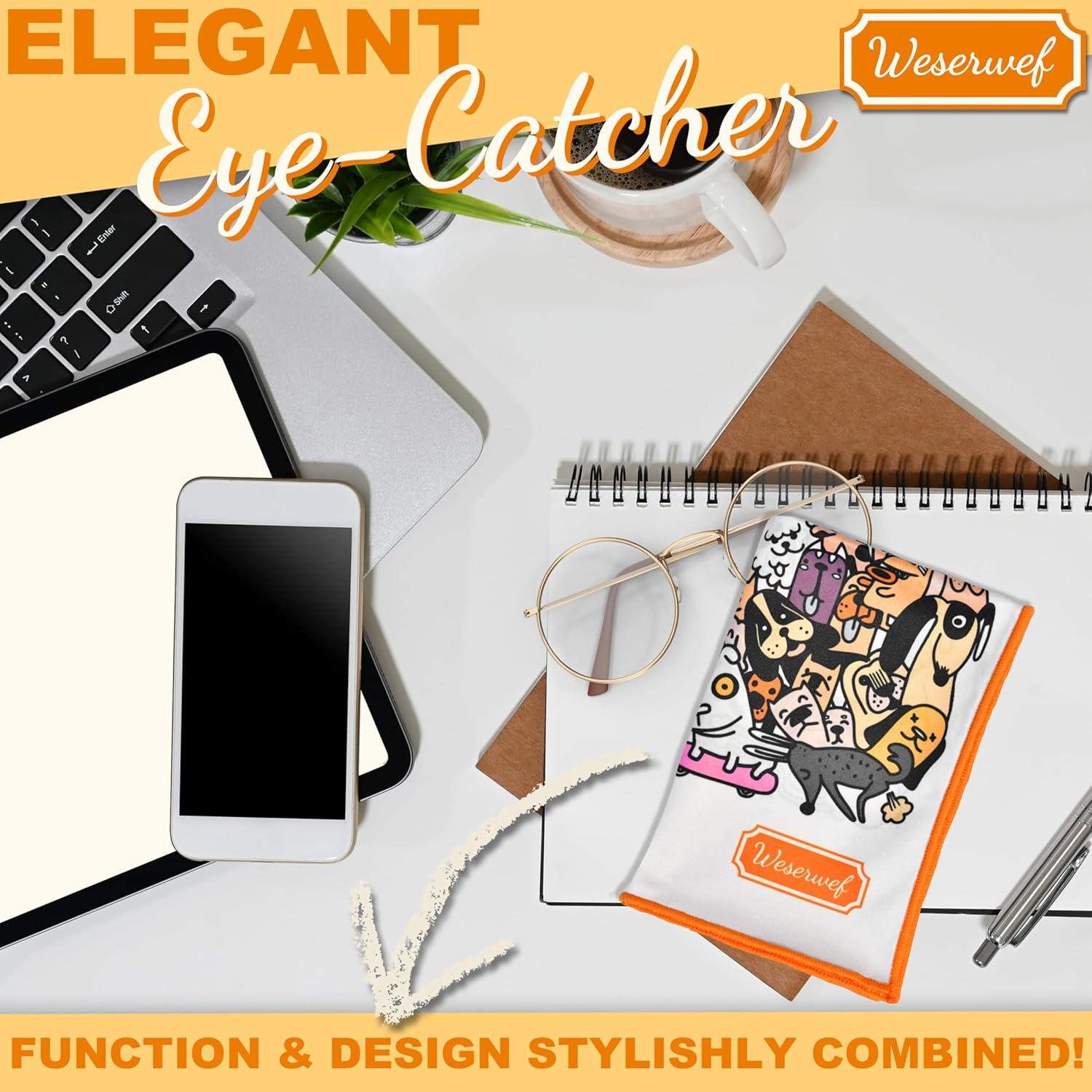 Paño de limpieza WESERWEF - Microfibra 30x30 cm Perros