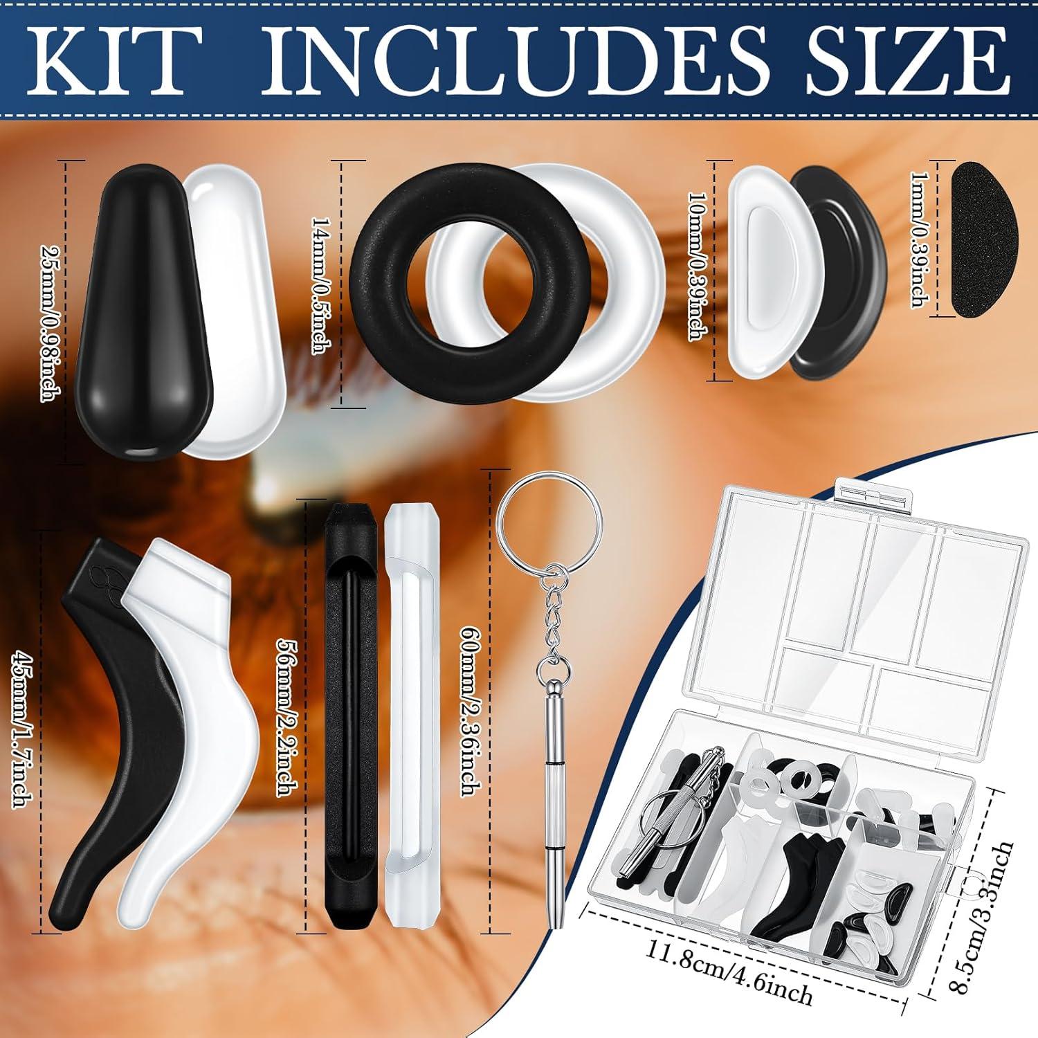 Konohan 50 Pcs Accesorios para Gafas Multicolor