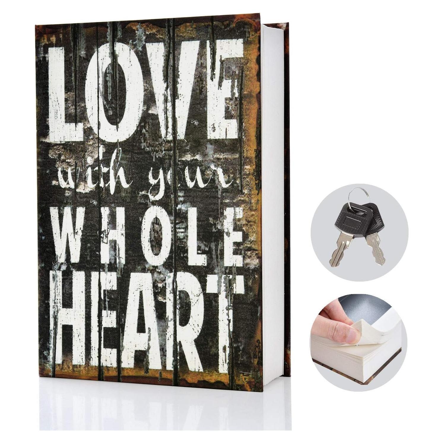 Caja Fuerte Secreta Portátil wishacc - Libro Hueco 0.74kg