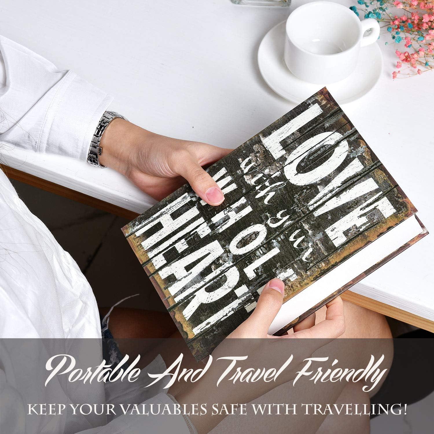 Caja Fuerte Secreta Portátil wishacc - Libro Hueco 0.74kg