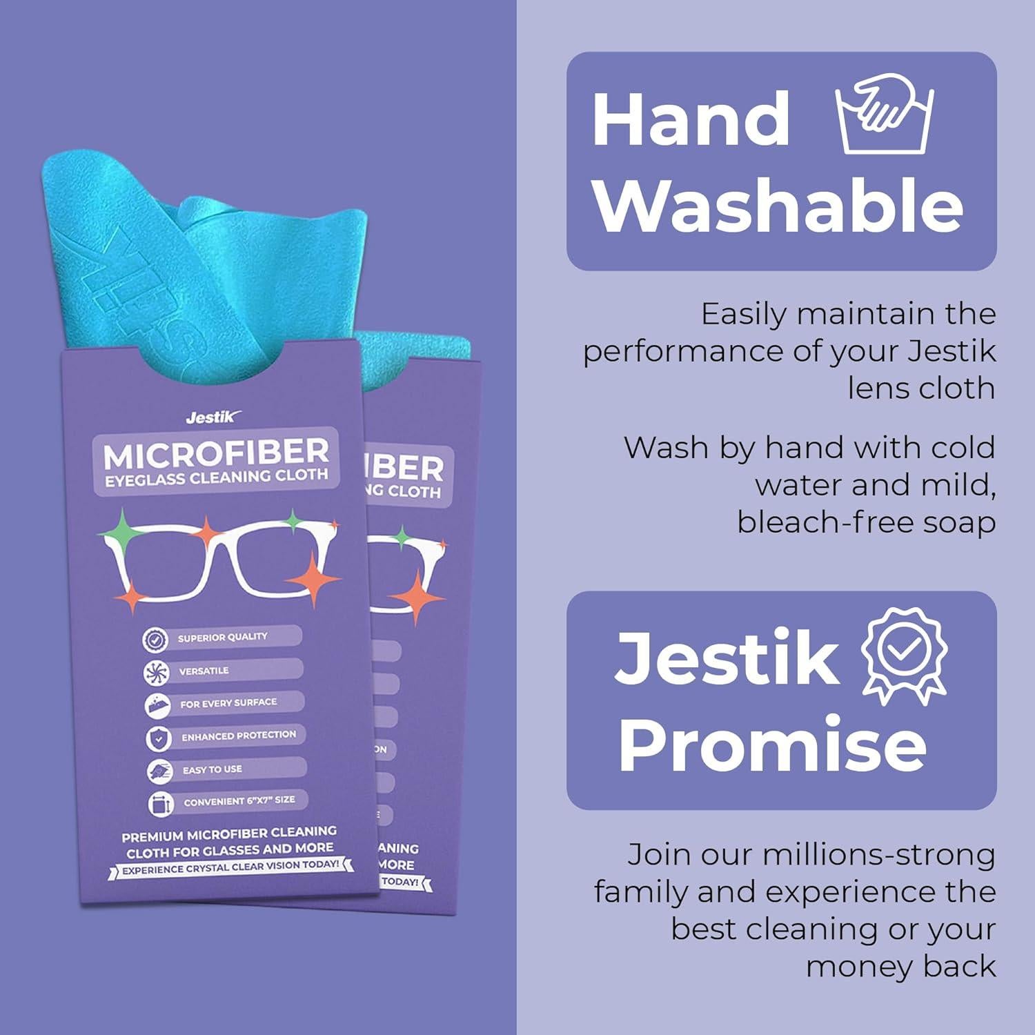 Paños de limpieza Jestik - Microfibra premium 15x18cm