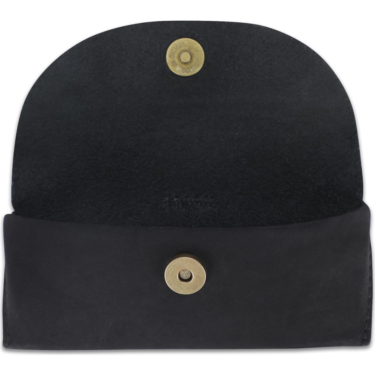 Funda de Gafas de Sol CestAntiQ Cuero Genuino Negra