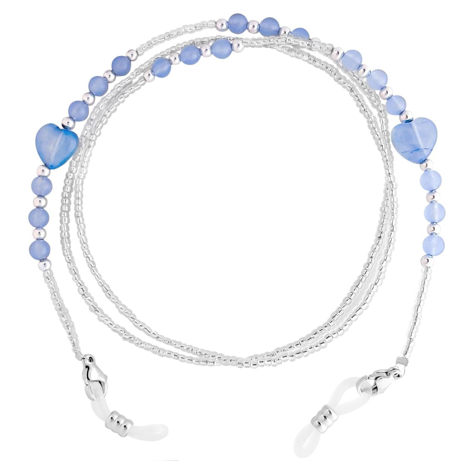 Cadena de Acrílico BILIONE para Gafas 72 cm Azul